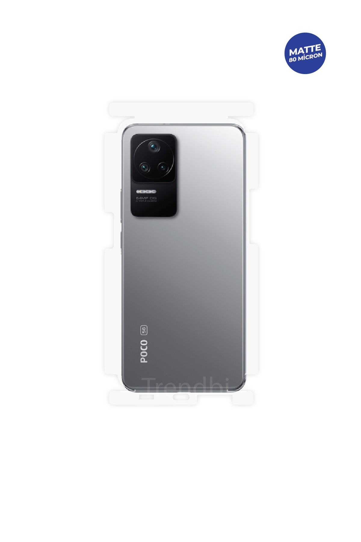 Xiaomi Poco F4 - Arka/Yan Koruyucu Mat TPU Film (80 micron)