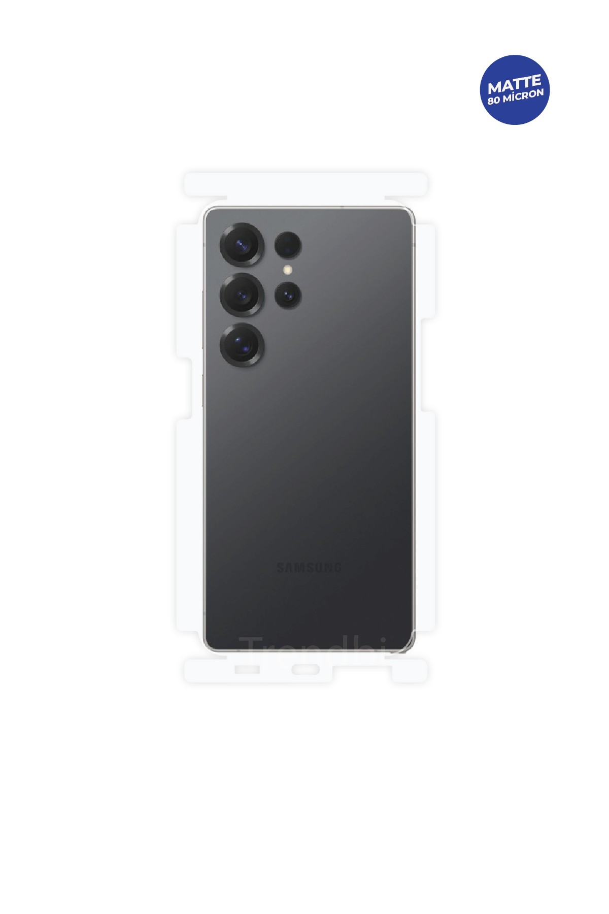 Samsung Galaxy S25 Ultra - Arka/Yan Koruyucu Mat TPU Film (80 micron)
