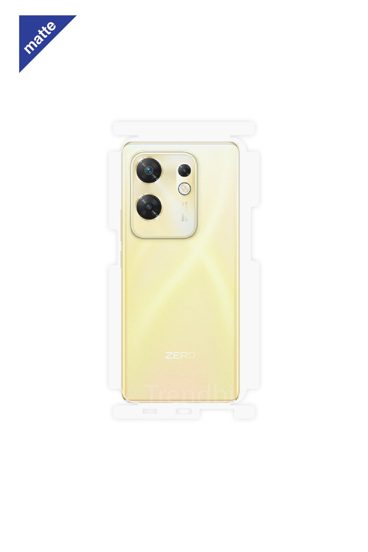 Infinix Zero 30 - Arka/Yan Koruyucu Mat Şeffaf Poliüretan Film (150 micron)