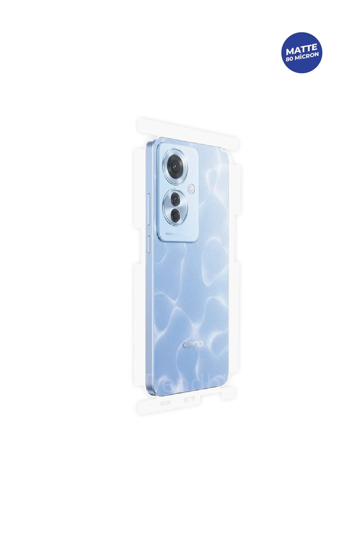 Oppo Reno 11F 5G - Arka/Yan Koruyucu Mat TPU Film (80 micron)