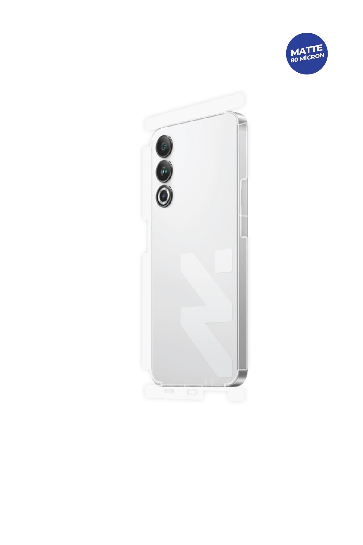 Meizu 20 Classic - Arka/Yan Koruyucu Mat TPU Film (80 micron)