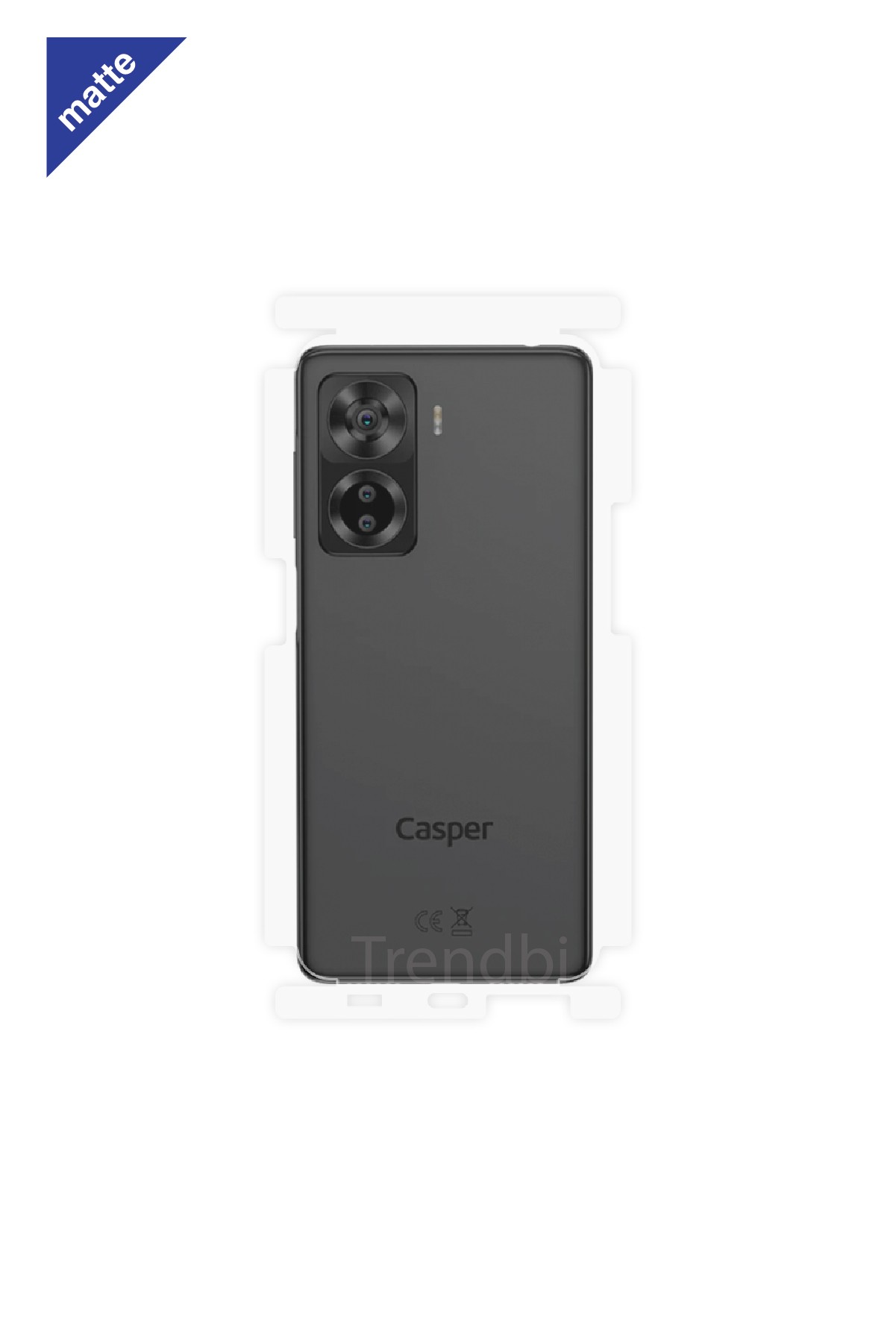 Casper Via X40 - Arka/Yan Koruyucu Mat Şeffaf Poliüretan Film (150 micron)