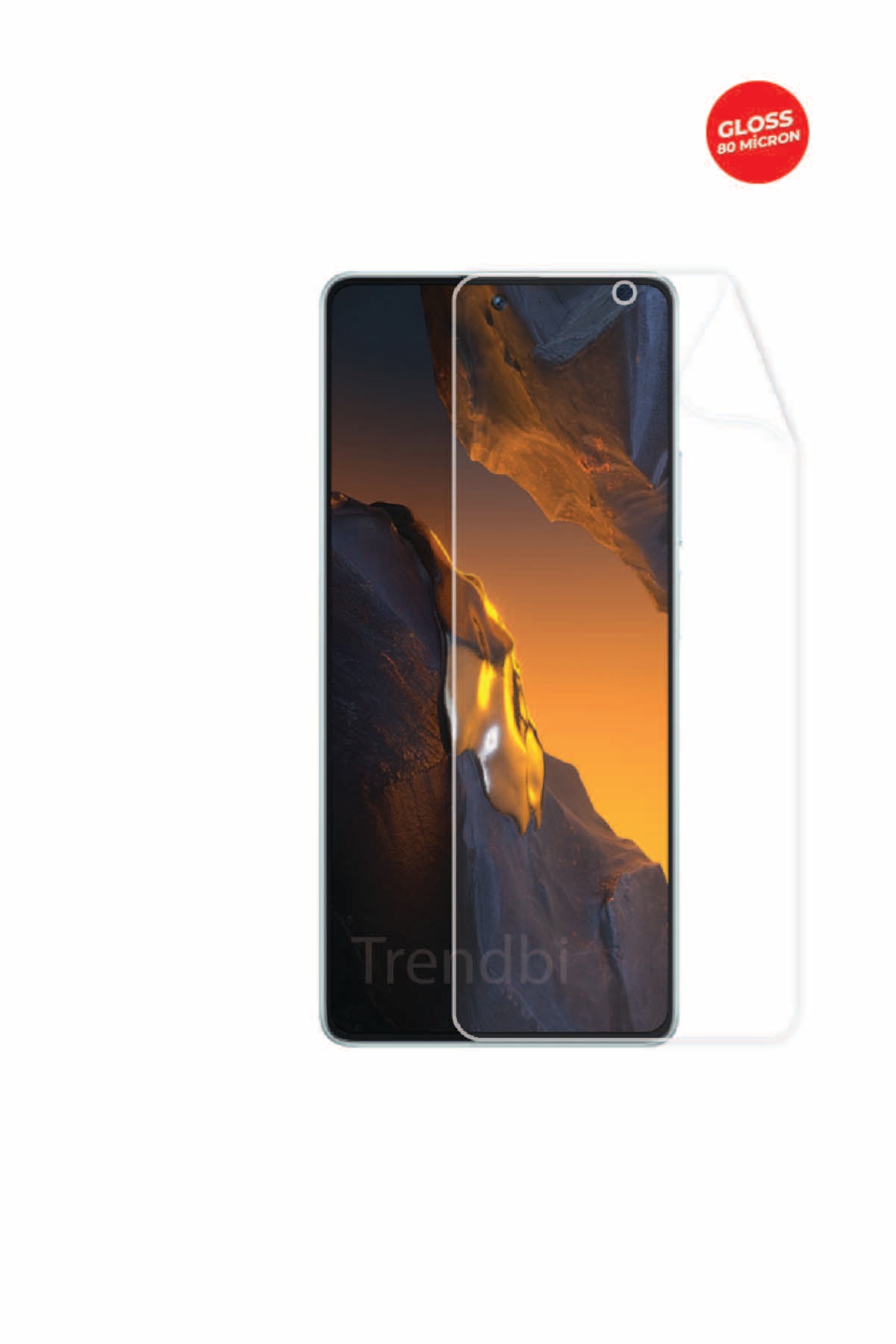 Xiaomi Poco F5 - Ekran Koruyucu Parlak Şeffaf TPU Film (80 micron)