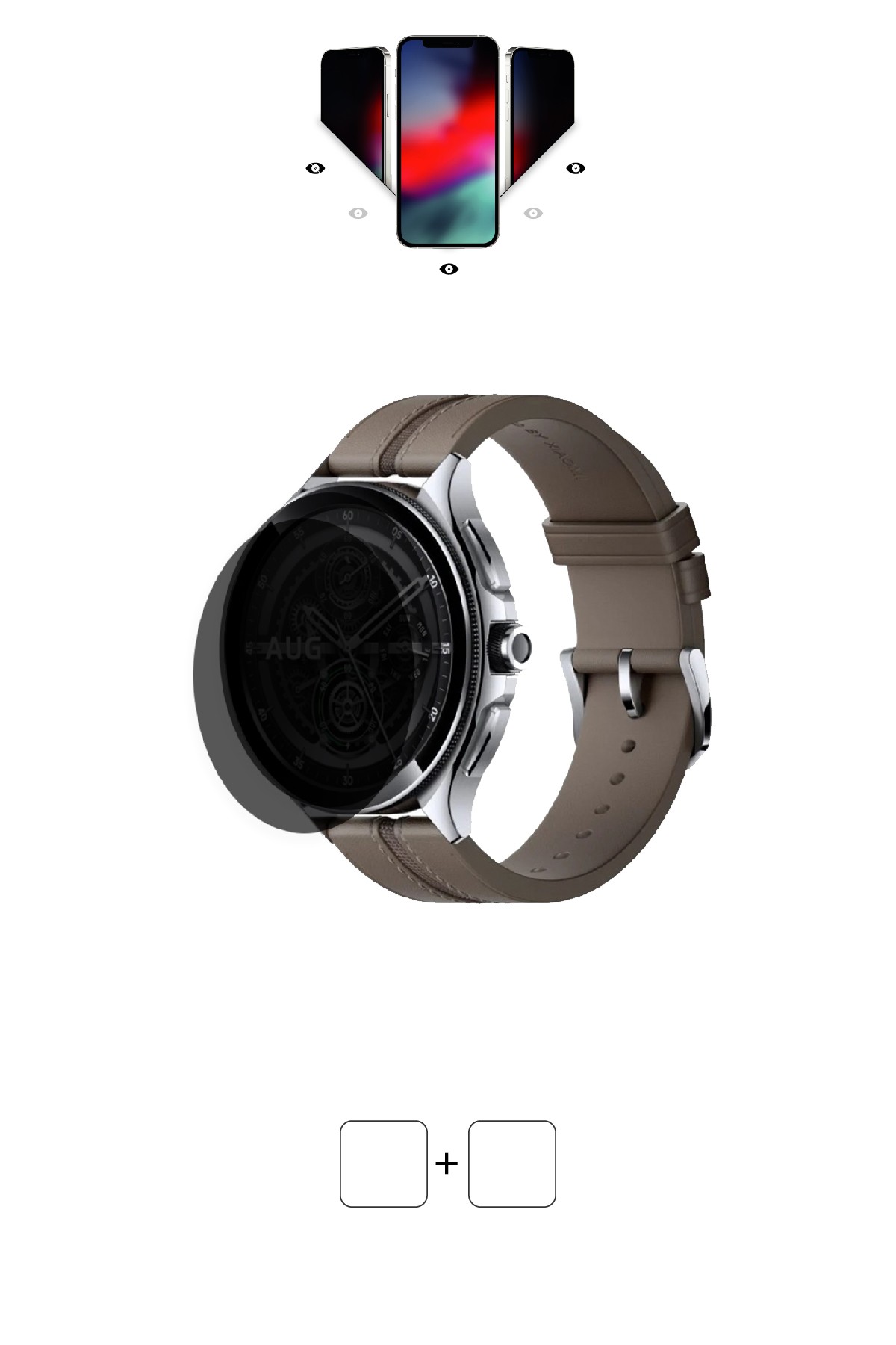 Xiaomi Watch 2 Pro - Mat Hayalet Ekran Koruyucu Film (120 micron)