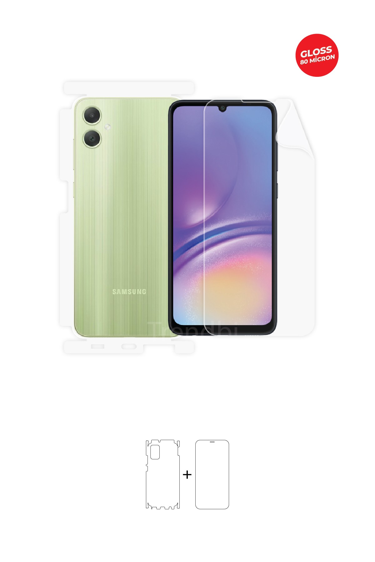 Fullbody Koruyucu Parlak Şeffaf TPU Film (80 micron)