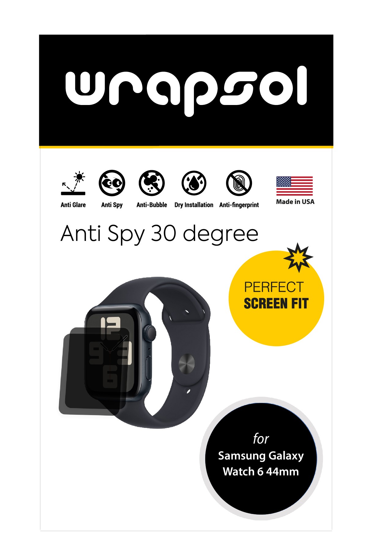 Samsung Galaxy Watch 6 44 mm - Mat Hayalet Ekran Koruyucu Film (120 micron)