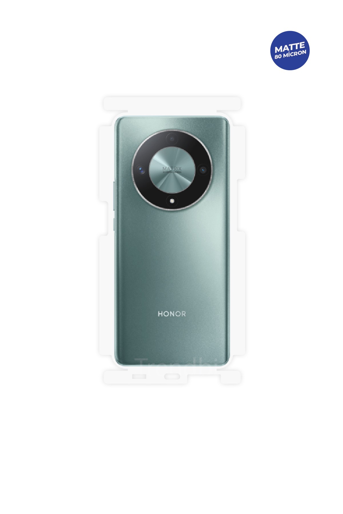 Honor X9b - Arka/Yan Koruyucu Mat TPU Film (80 micron)
