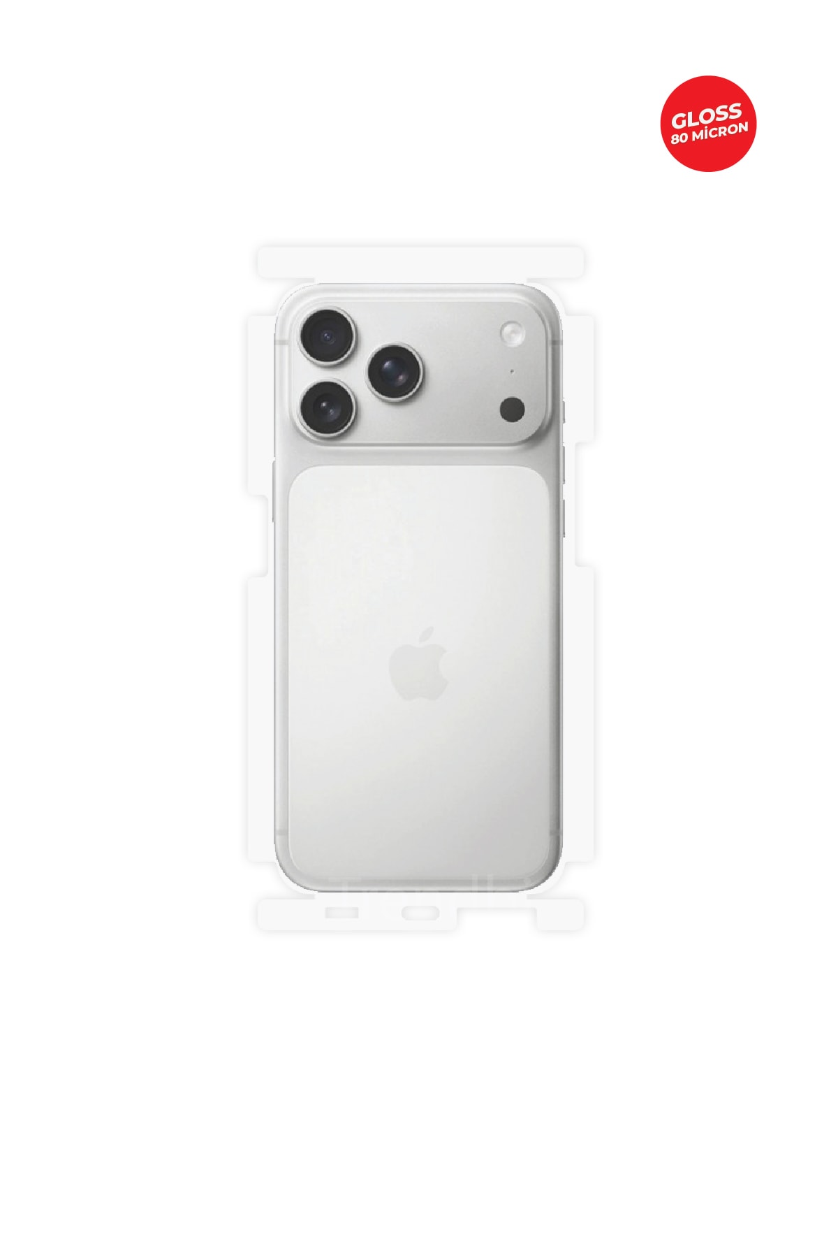 Arka/Yan Koruyucu Parlak Şeffaf TPU Film (80 micron)