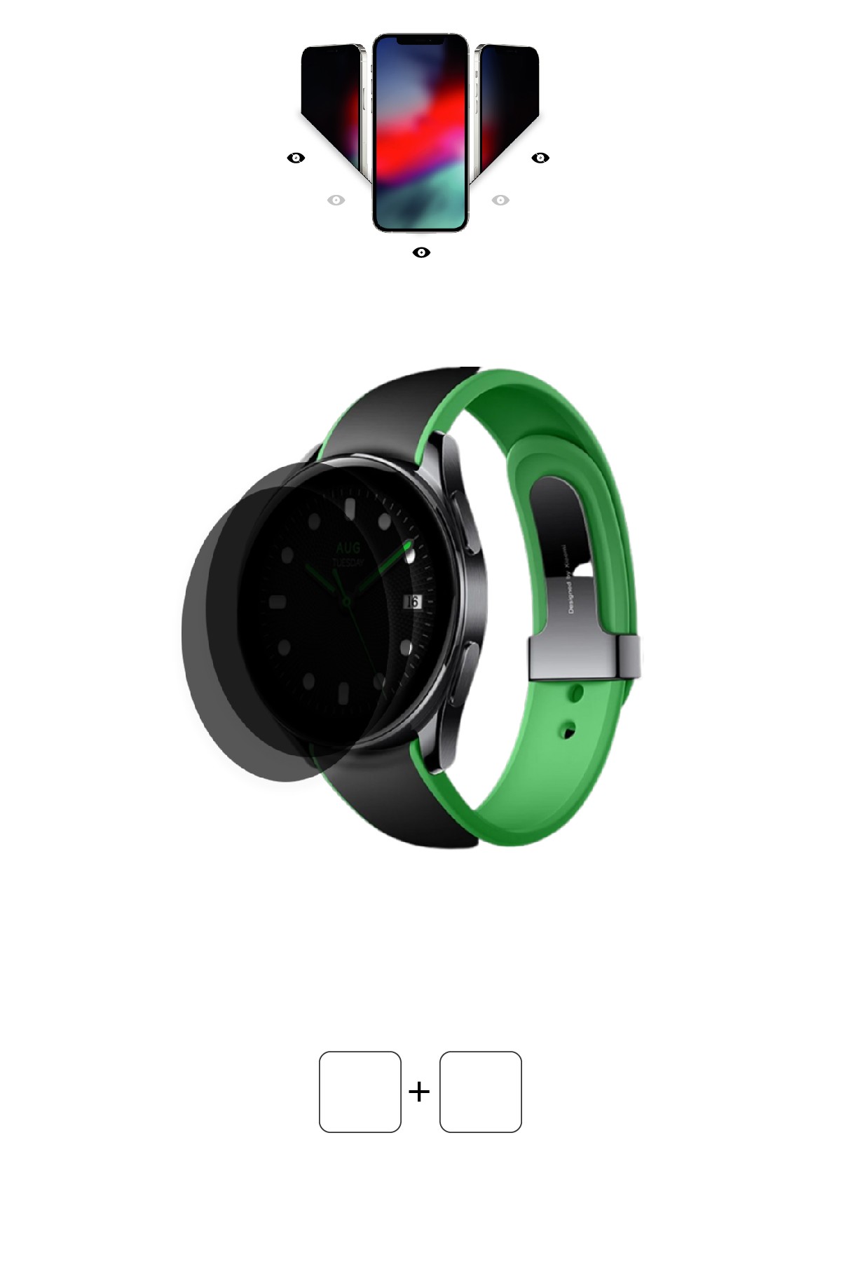 Xiaomi Watch S2 / 42 mm - Mat Hayalet Ekran Koruyucu Film (120 micron)