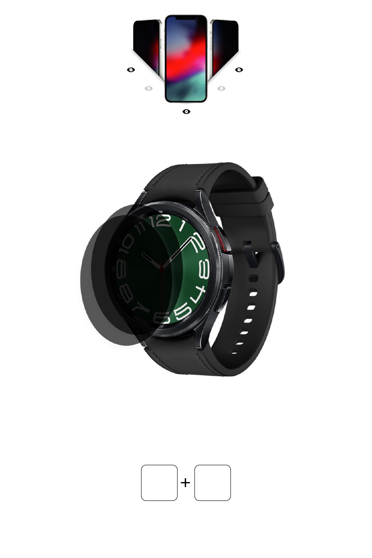 Samsung Galaxy Watch 6 Classic 47 mm - Mat Hayalet Ekran Koruyucu Film (120 micron)
