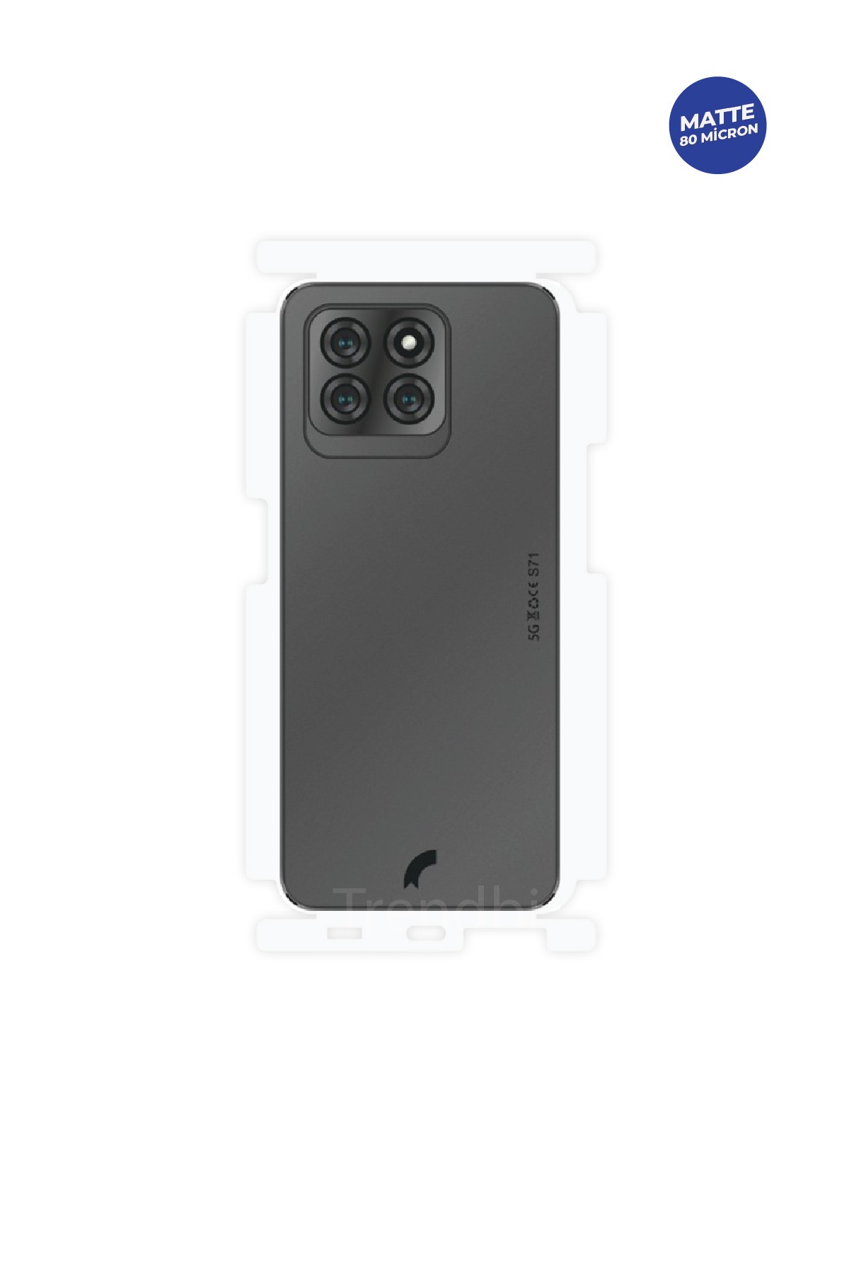 Reeder s71 - Arka/Yan Koruyucu Mat TPU Film (80 micron)