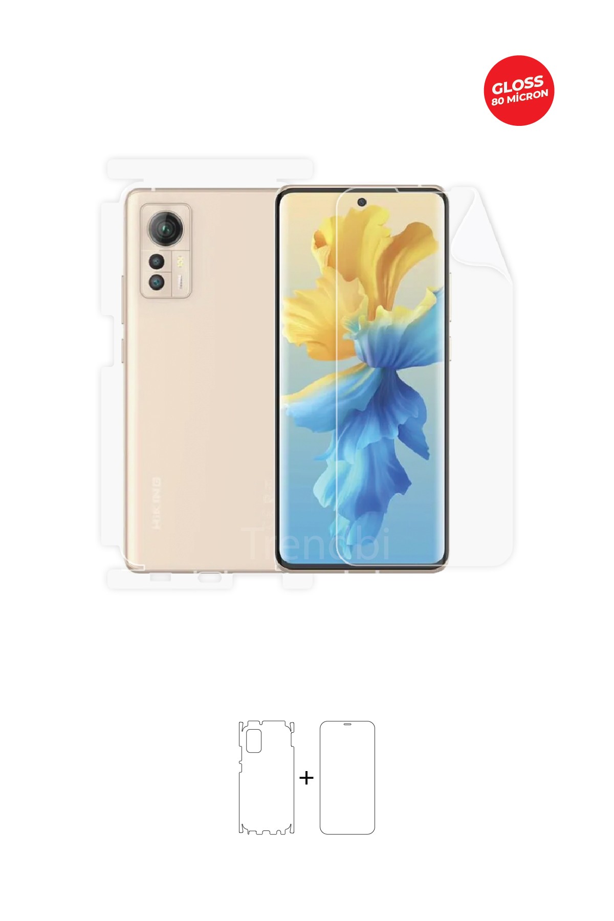 Fullbody Koruyucu Parlak Şeffaf TPU Film (80 micron)
