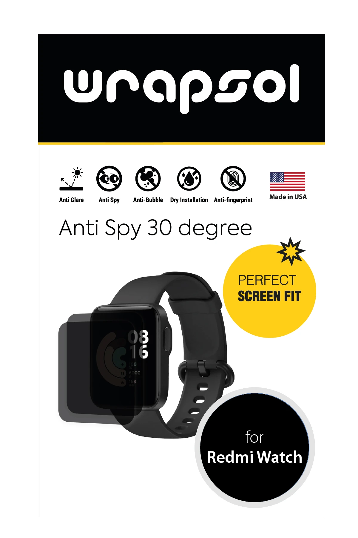 Xiaomi Redmi Watch - Mat Hayalet Ekran Koruyucu Film (120 micron)