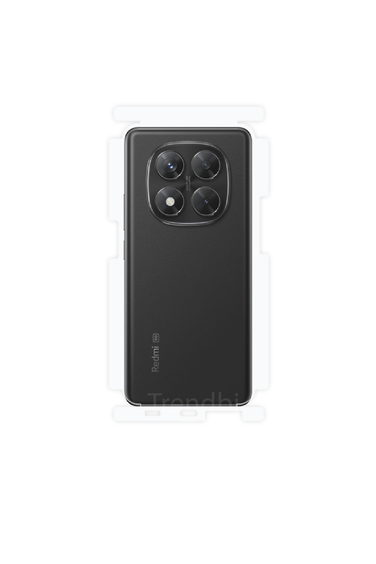 Xiaomi Redmi Note 14 Pro 5g - Arka/Yan Koruyucu Parlak Şeffaf Poliüretan Film (150 micron)