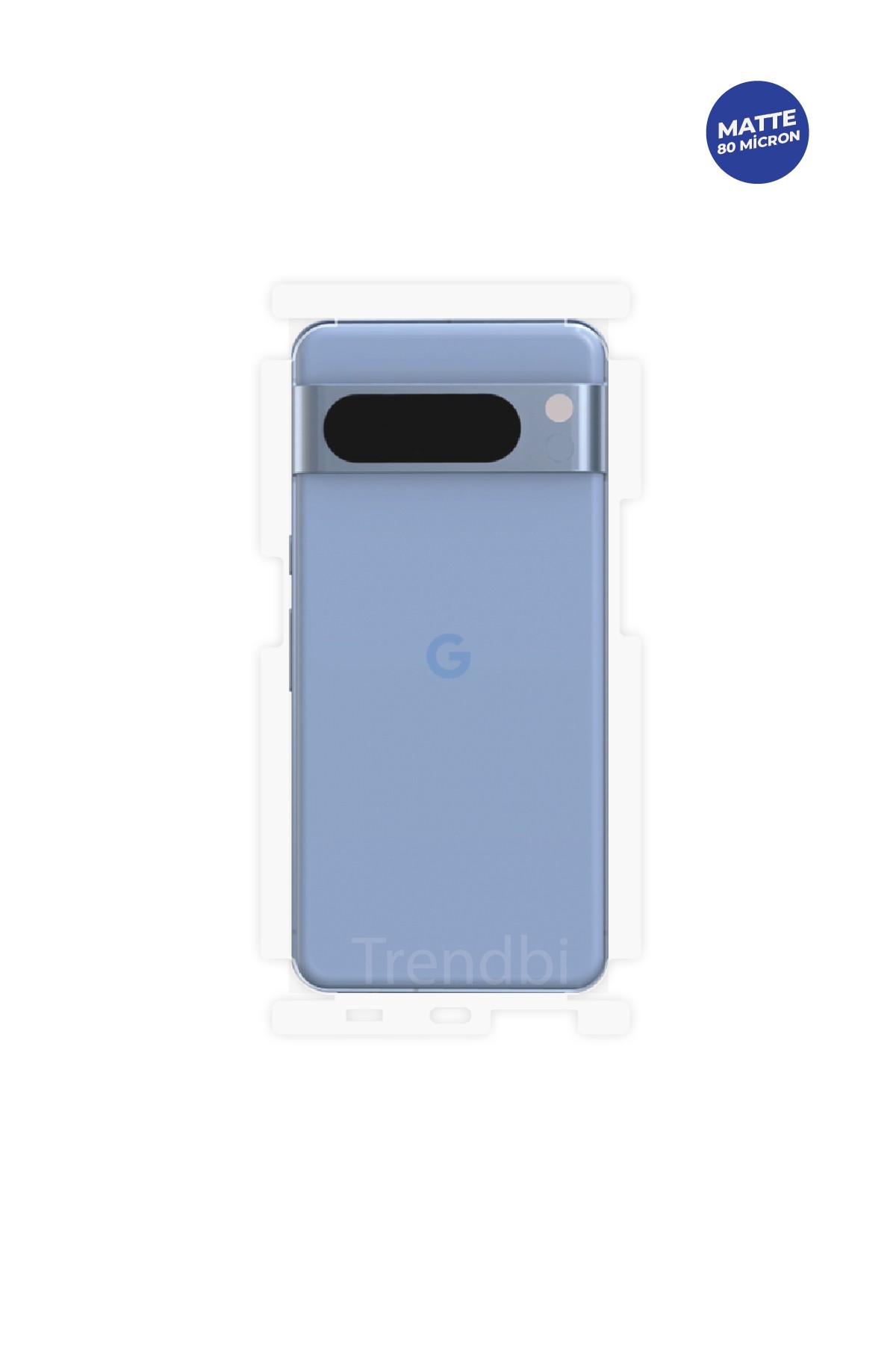 Google Pixel 8 Pro - Arka/Yan Koruyucu Mat TPU Film (80 micron)