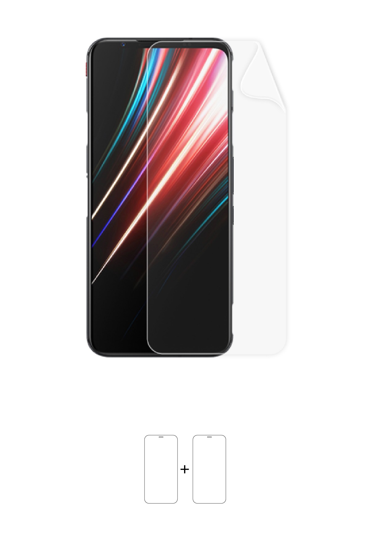 ZTE Nubia Red Magic 5g - Ekran Koruyucu Parlak Şeffaf Poliüretan Film (150 mikron)