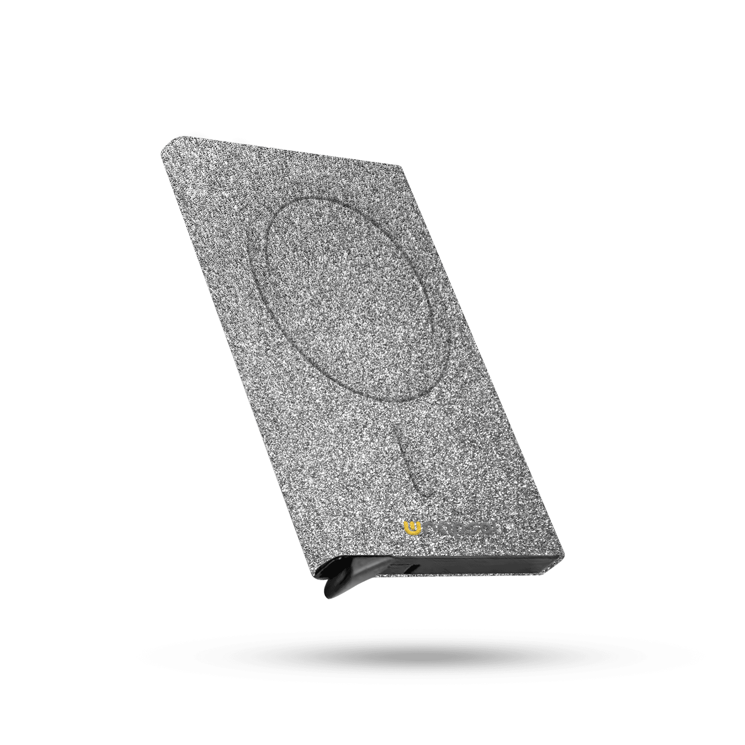 Magsafe Mekanizmalı Kartlık / Rfid Korumalı Alüminyum Otomatik Mekanizmalı Kredi Kartlık - SİMLİ GÜMÜŞ