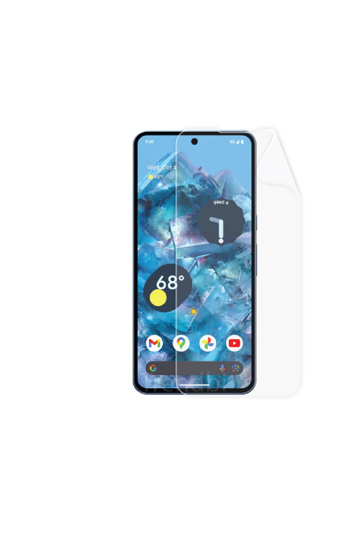 Google Pixel 8 - Ekran Koruyucu Parlak Şeffaf Poliüretan Film (150 mikron)