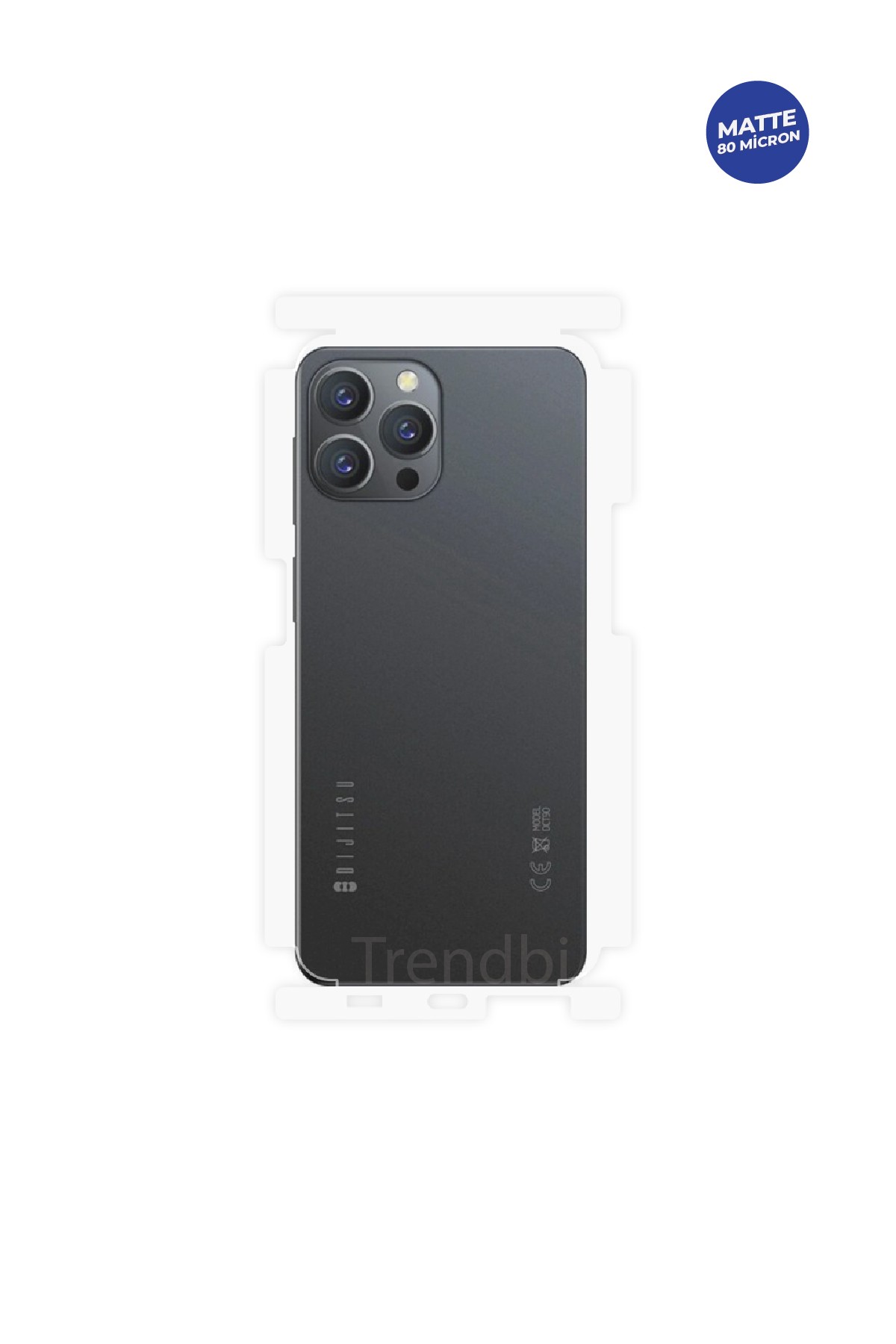 Dijitsu Dct90 - Arka/Yan Koruyucu Mat TPU Film (80 micron)