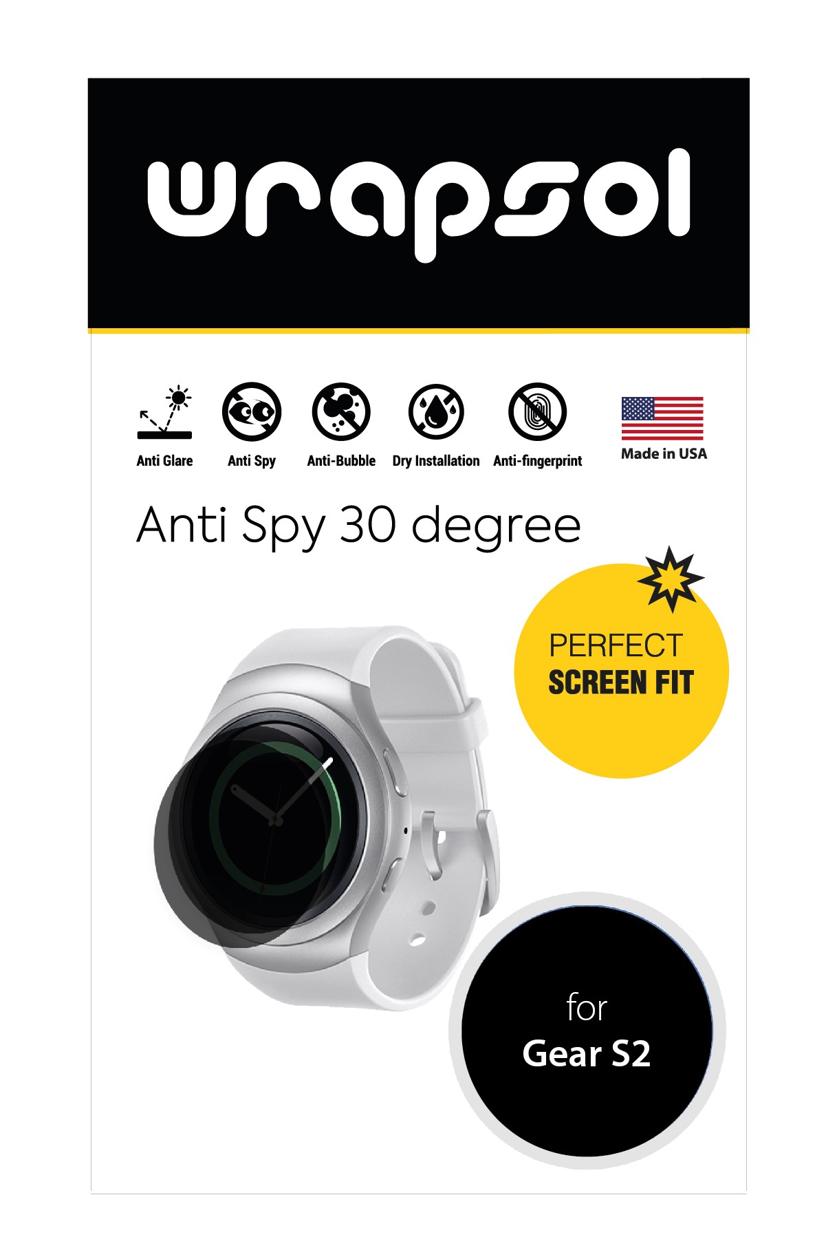 Samsung Gear S2 - Mat Hayalet Ekran Koruyucu Film (120 micron)