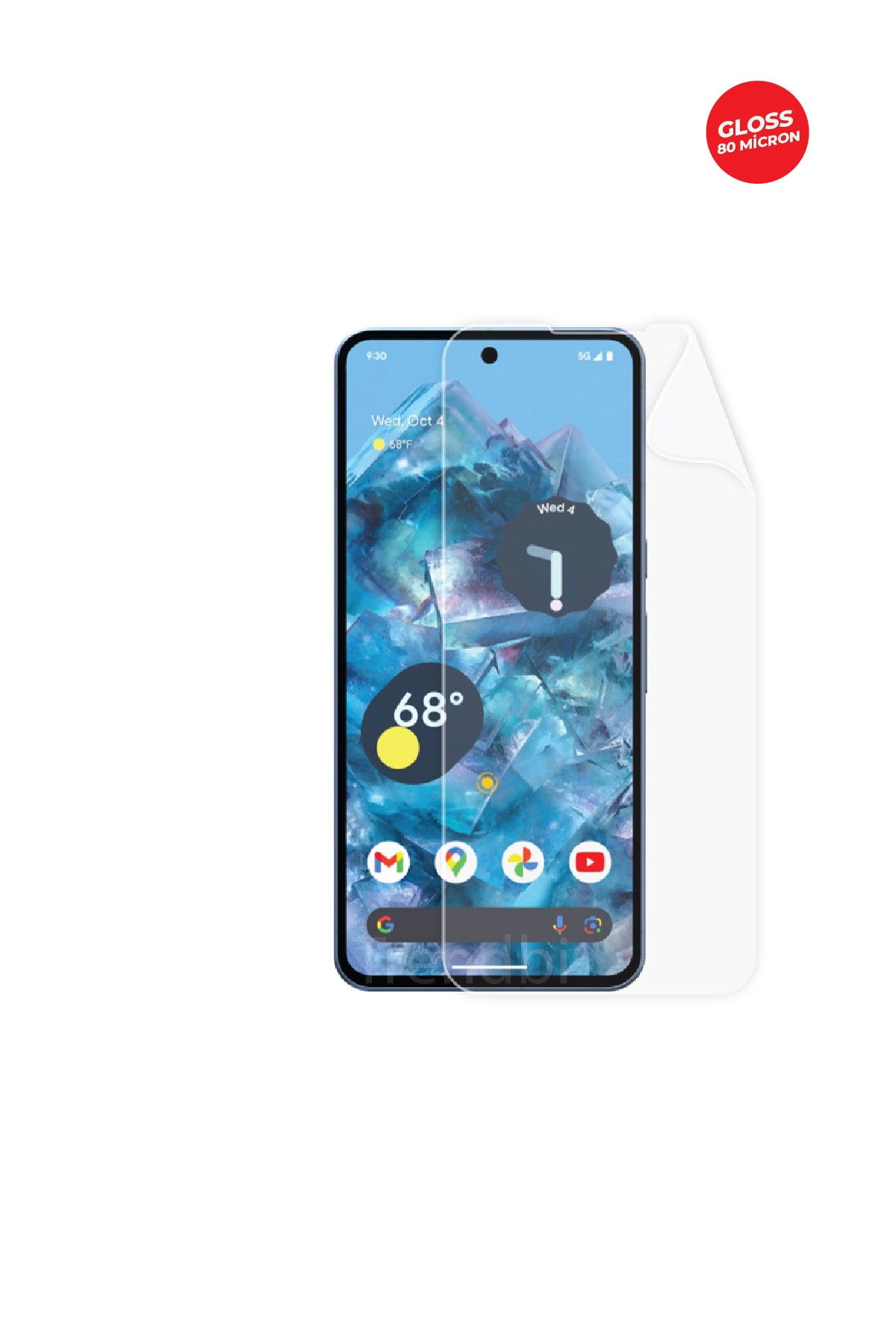 Google Pixel 8 Pro - Ekran Koruyucu Parlak Şeffaf TPU Film (80 micron)