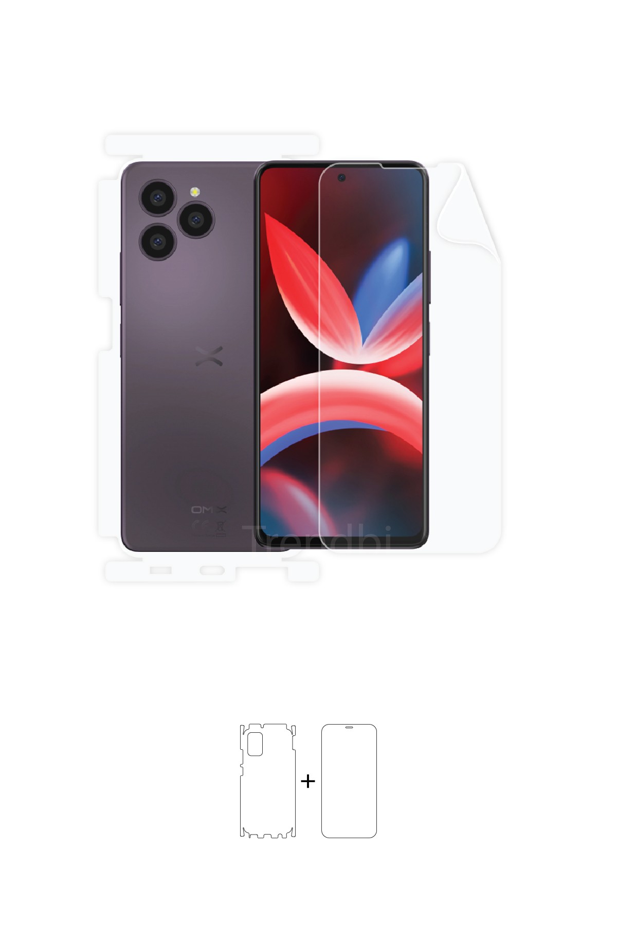 Omix X6 - Fullbody Koruyucu Parlak Şeffaf Poliüretan Film (150 micron)