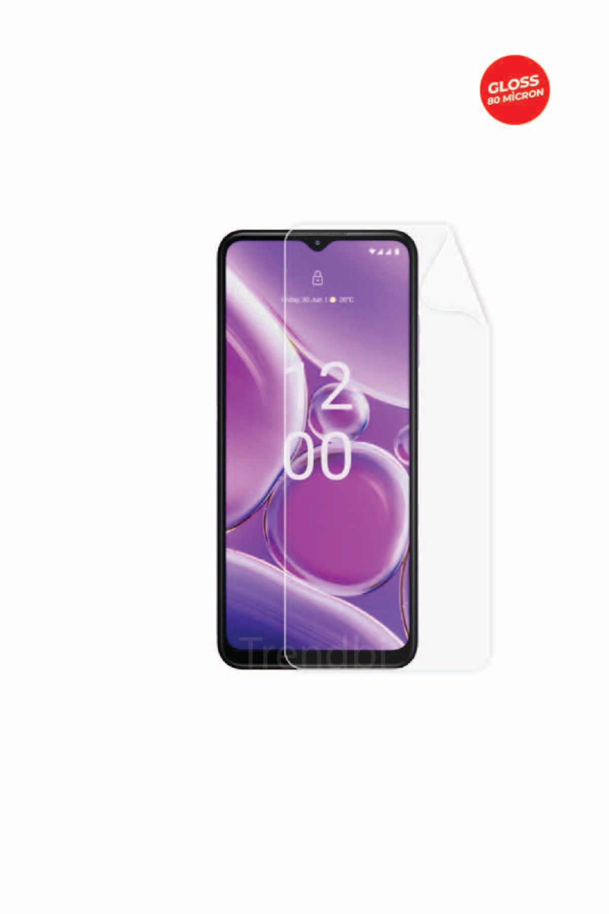 Nokia G42 - Ekran Koruyucu Parlak Şeffaf TPU Film (80 micron)