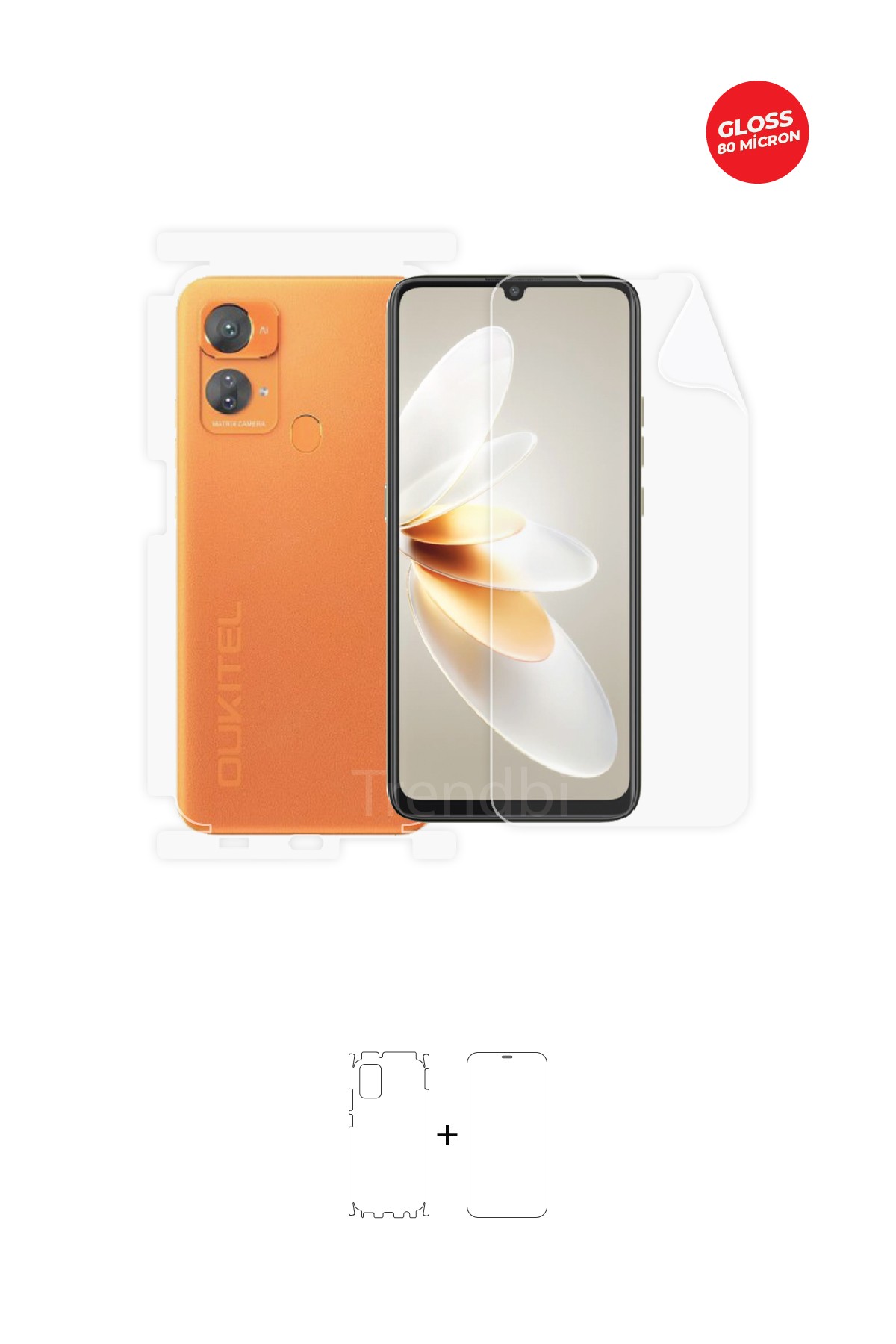 Fullbody Koruyucu Parlak Şeffaf TPU Film (80 micron)