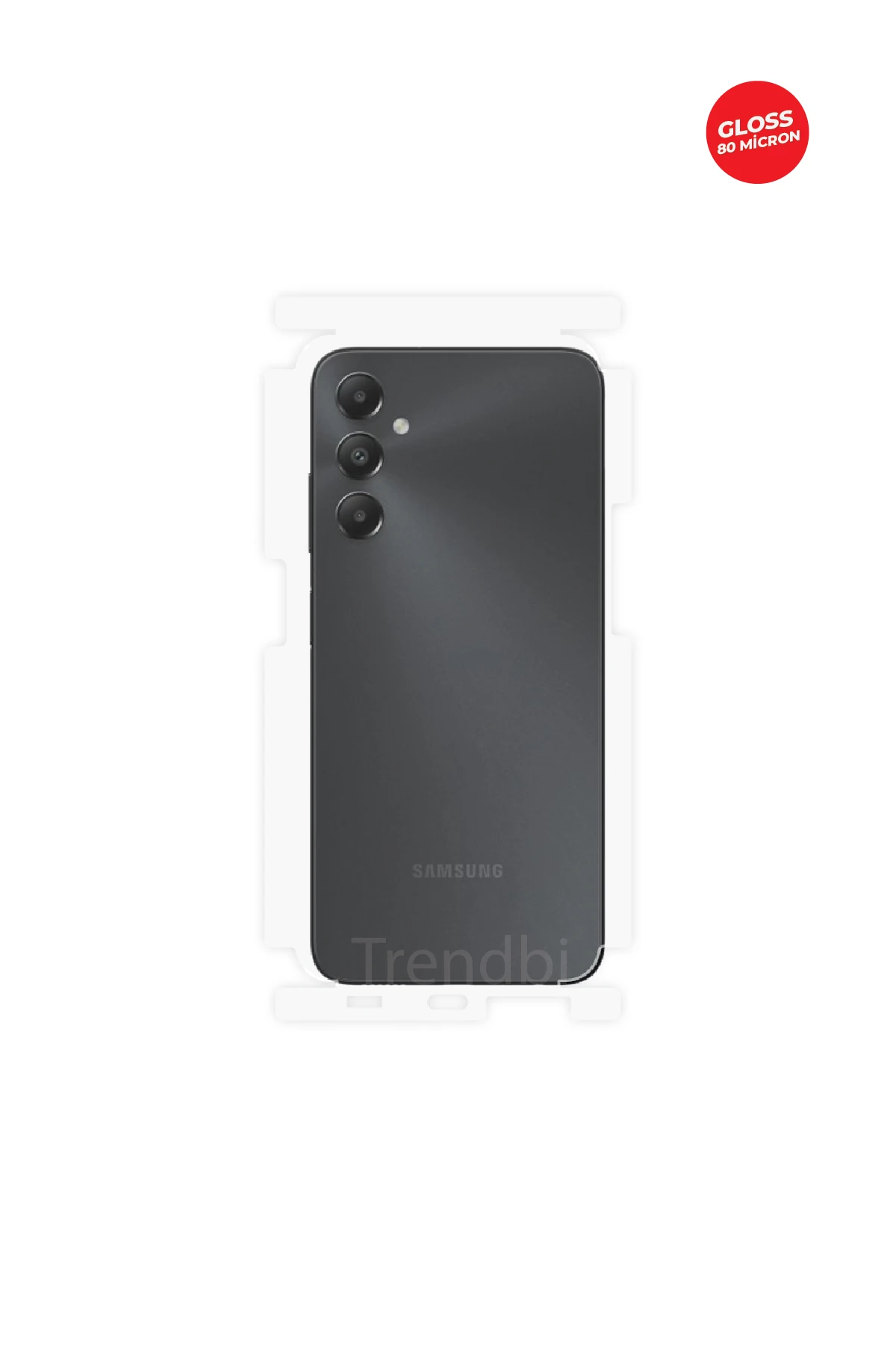 Samsung Galaxy A05S - Arka/Yan Koruyucu Parlak Şeffaf TPU Film (80 micron)