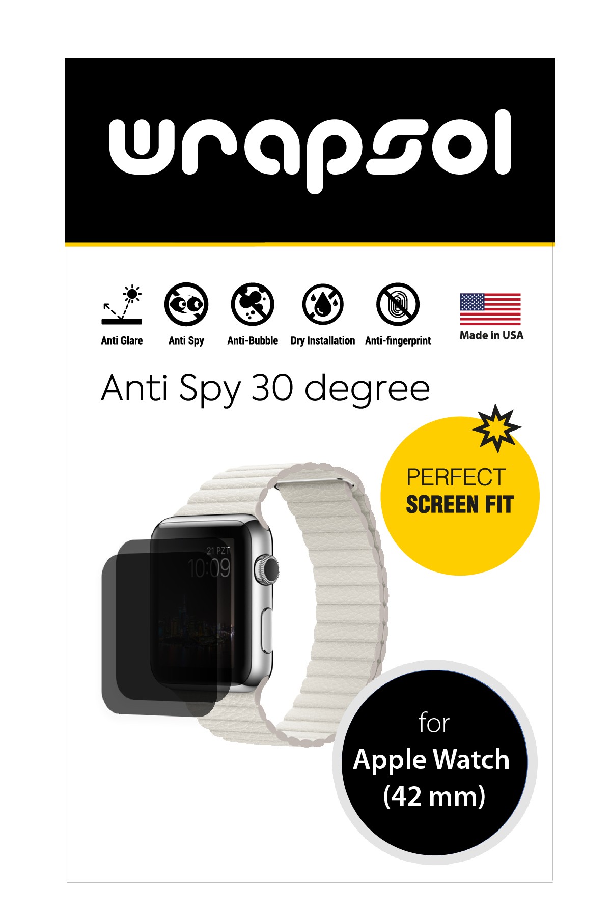 Apple Watch 42 mm - Mat Hayalet Ekran Koruyucu Film (120 micron)