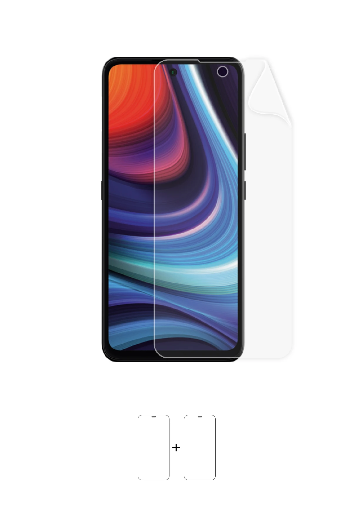 Omix X500 - Ekran Koruyucu Parlak Şeffaf Poliüretan Film (150 mikron)