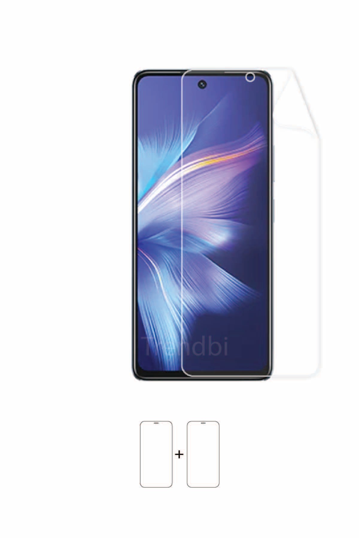 Infinix Note 30 - Ekran Koruyucu Parlak Şeffaf Poliüretan Film (150 mikron)