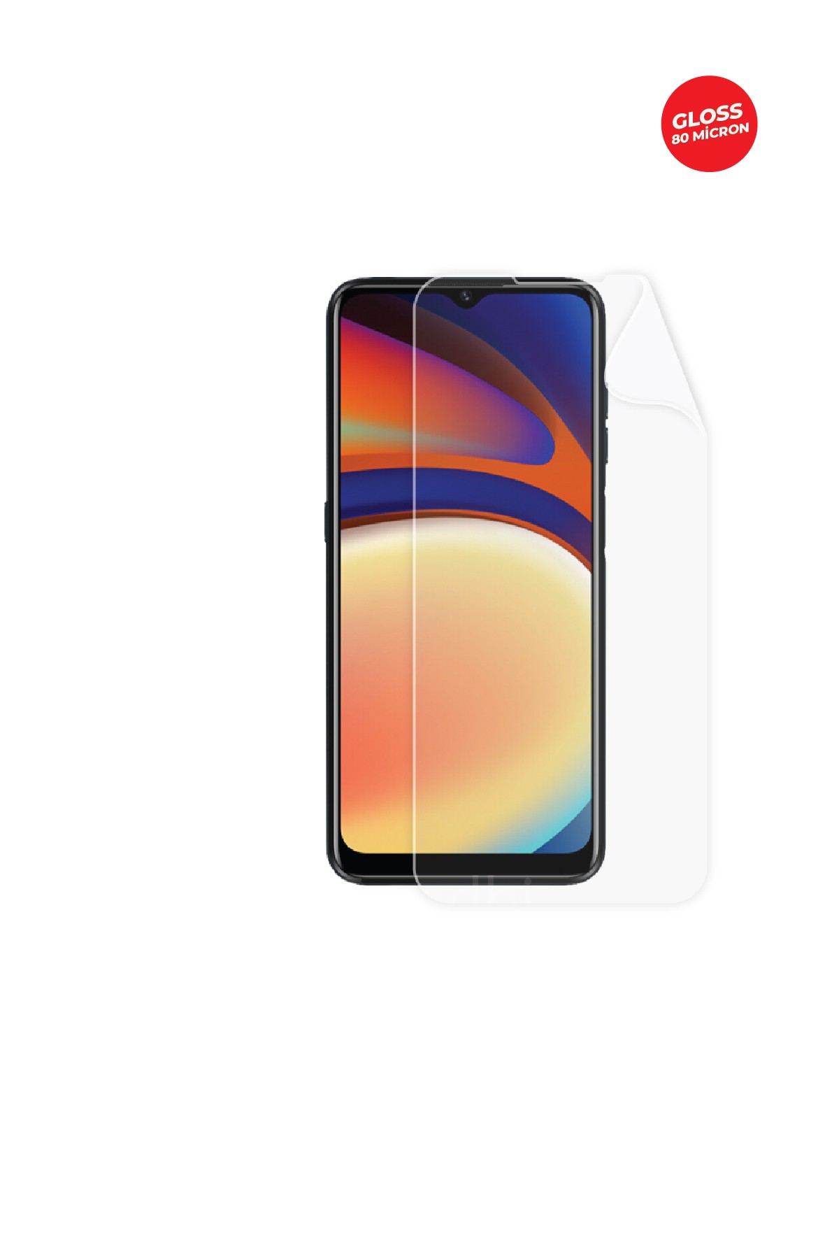 Oukitel C32 - Ekran Koruyucu Parlak Şeffaf TPU Film (80 micron)
