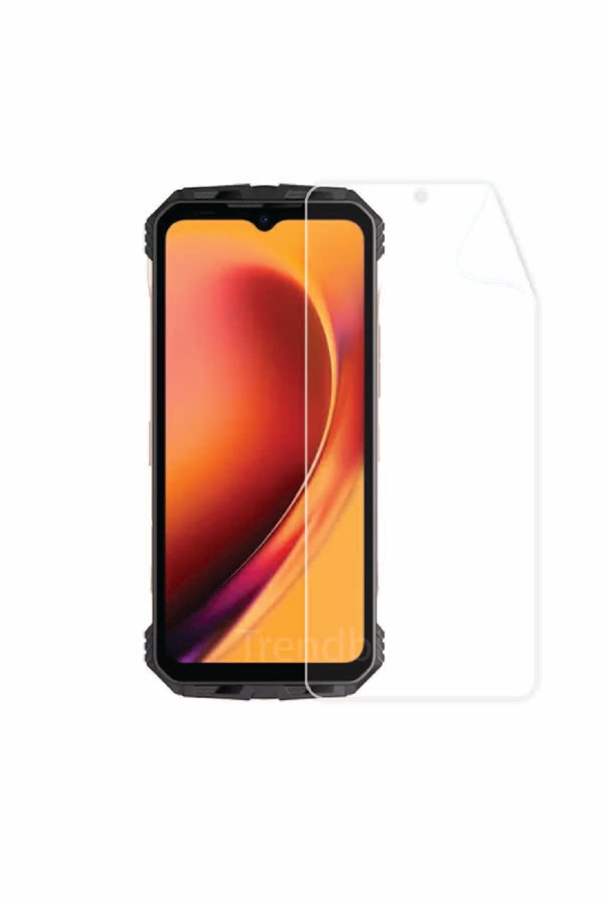 Doogee V Max - Ekran Koruyucu Parlak Şeffaf Poliüretan Film (150 mikron)