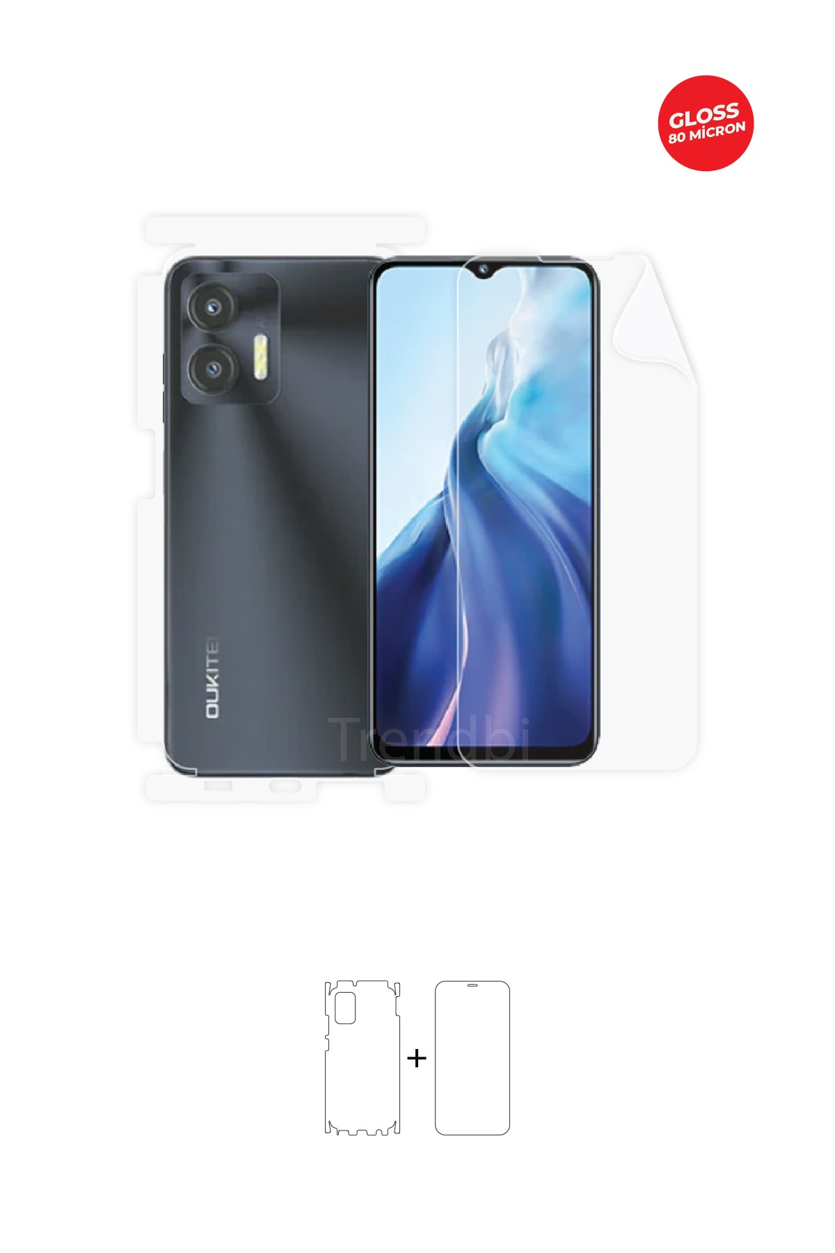 Fullbody Koruyucu Parlak Şeffaf TPU Film (80 micron)