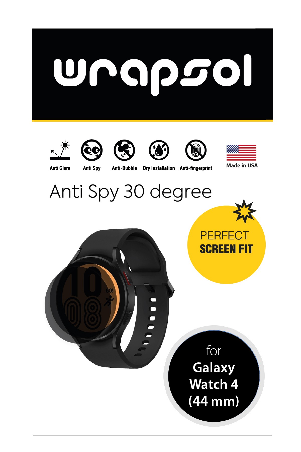 Samsung Galaxy Watch 4 / 44 mm - Mat Hayalet Ekran Koruyucu Film (120 micron)