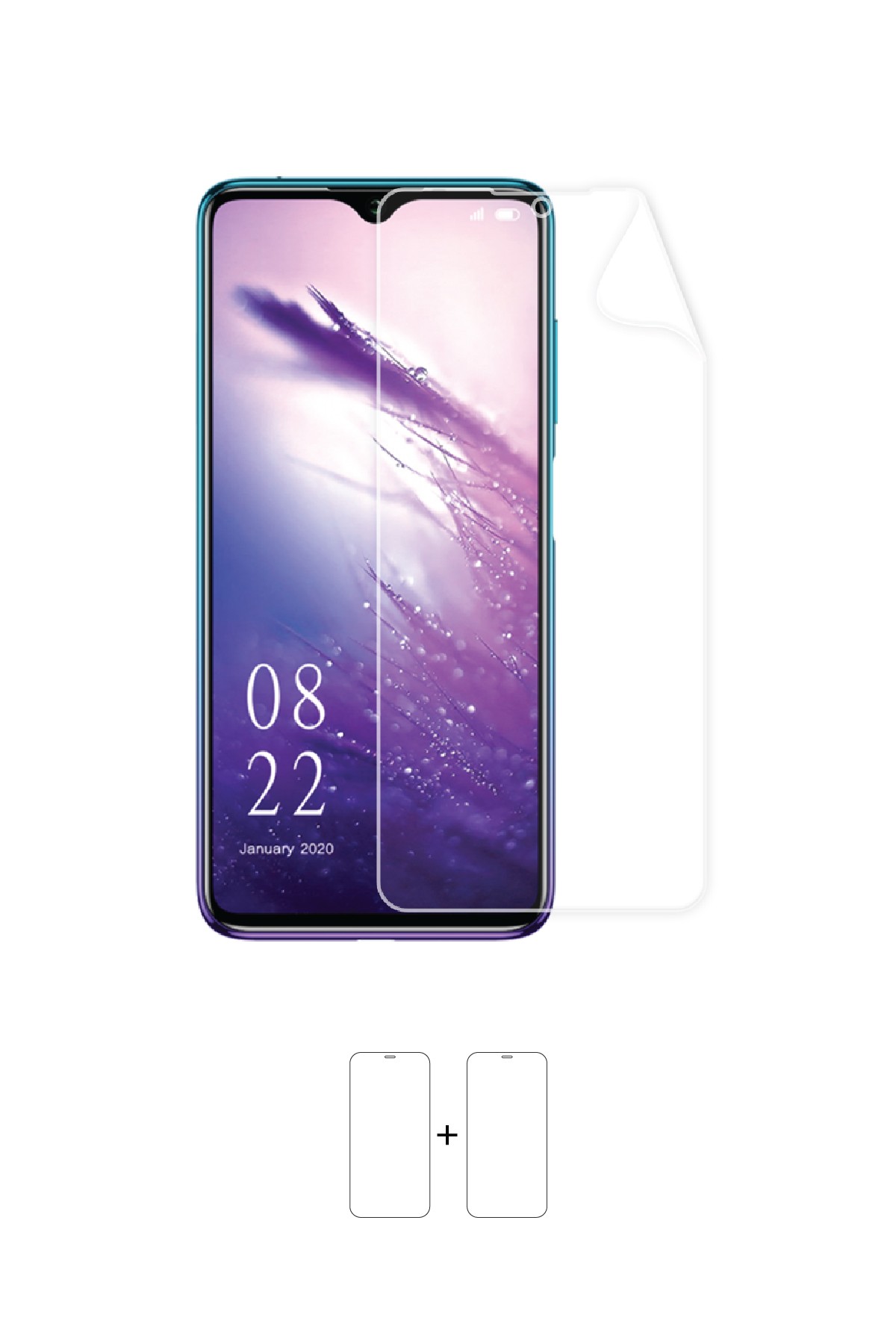 Elephone E10 - Ekran Koruyucu Parlak Şeffaf Poliüretan Film (150 mikron)