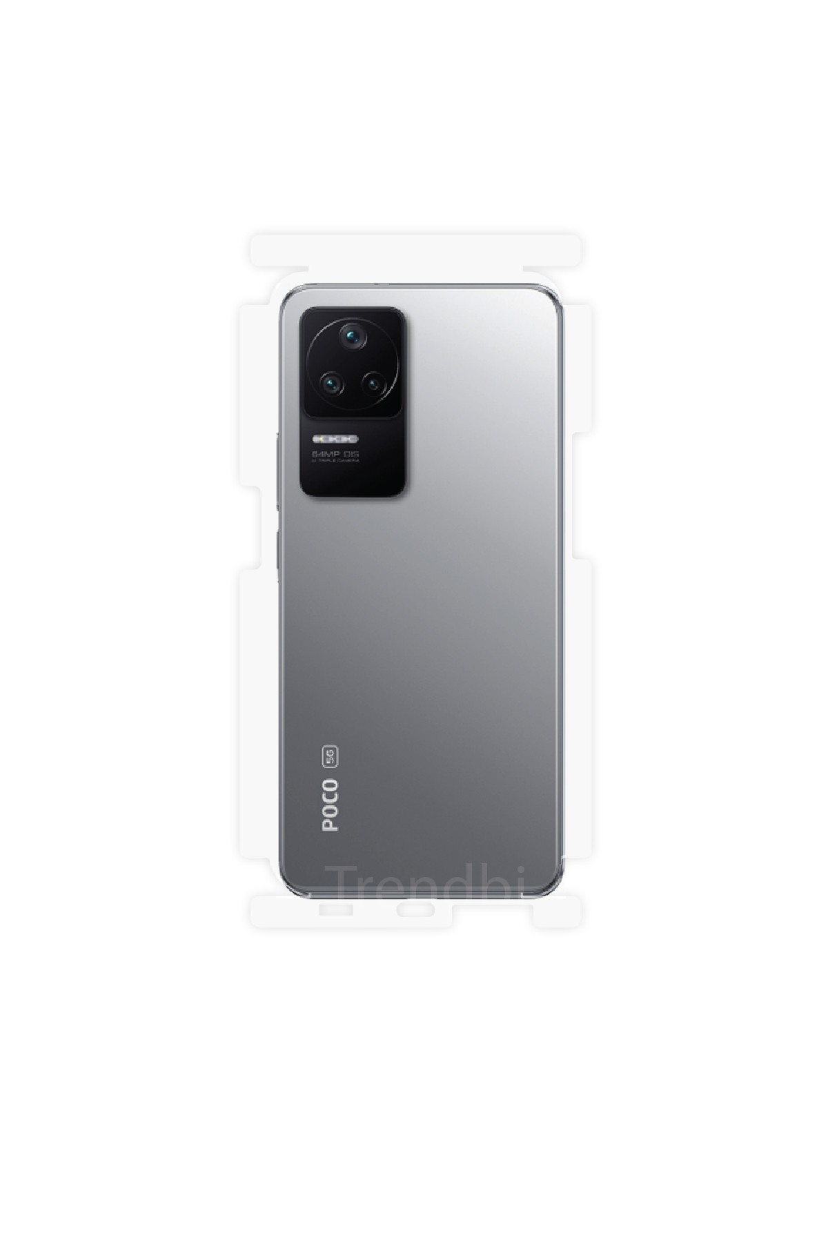 Xiaomi Poco F4 - Arka/Yan Koruyucu Parlak Şeffaf Poliüretan Film (150 micron)