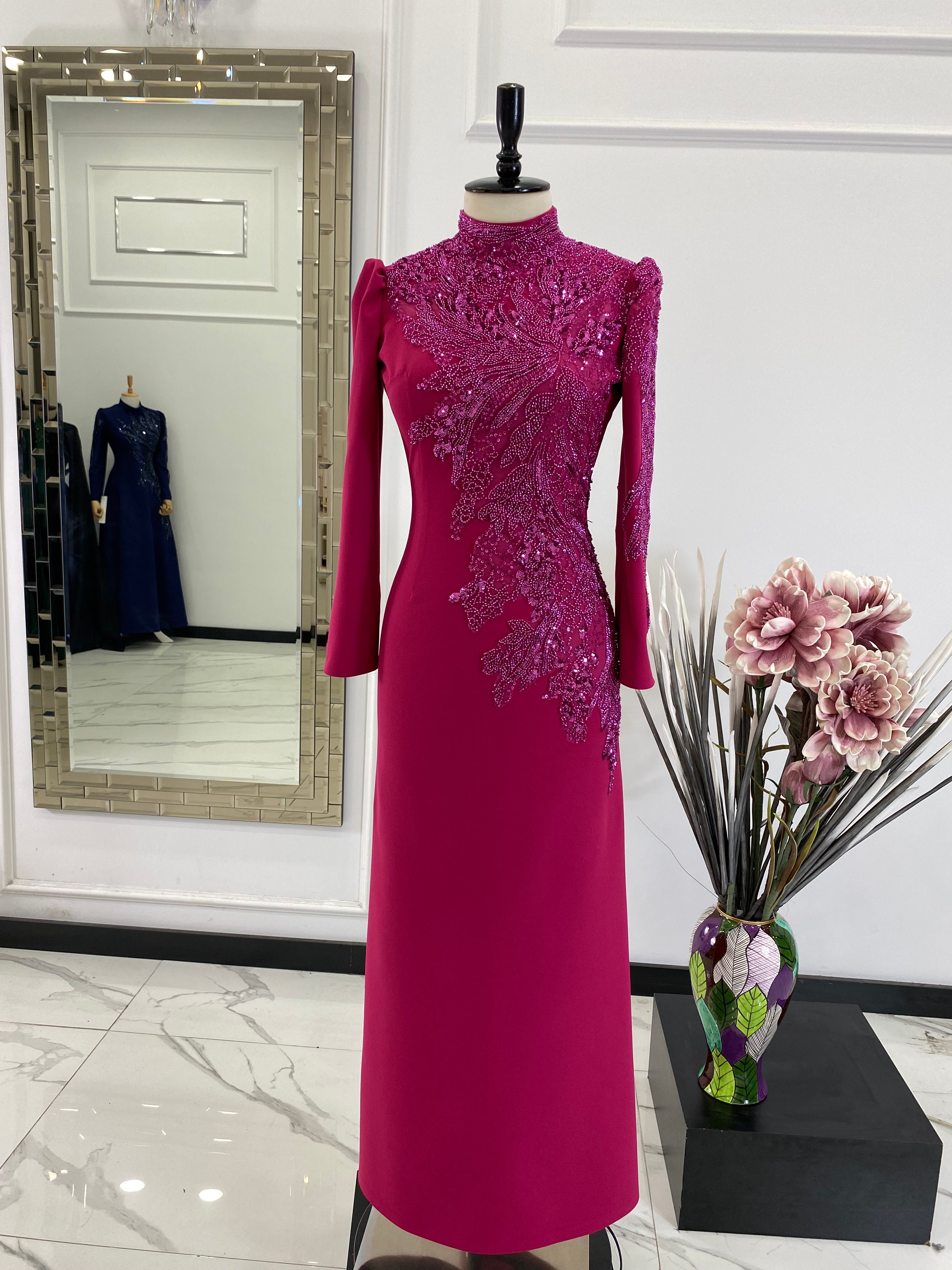 MK046 Özel Dikim - fuchsia 