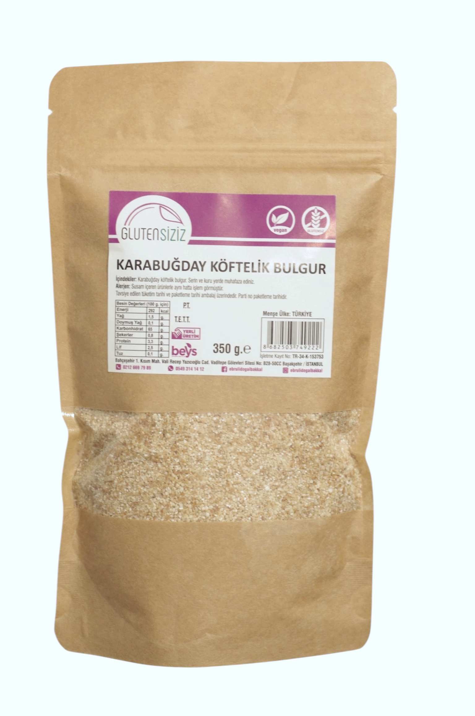 Karabuğday Köftelik Bulguru 350 gr
