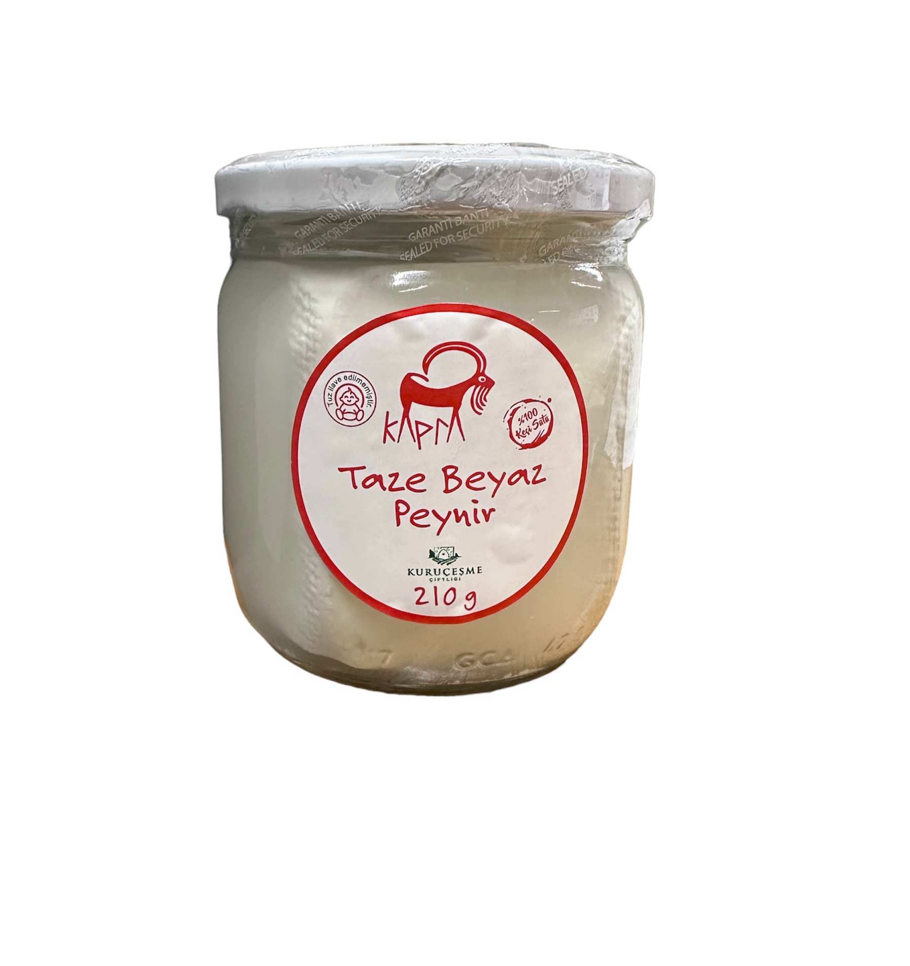Keçi Taze Beyaz Bebek Peyniri (Tuzsuz) 210 g
