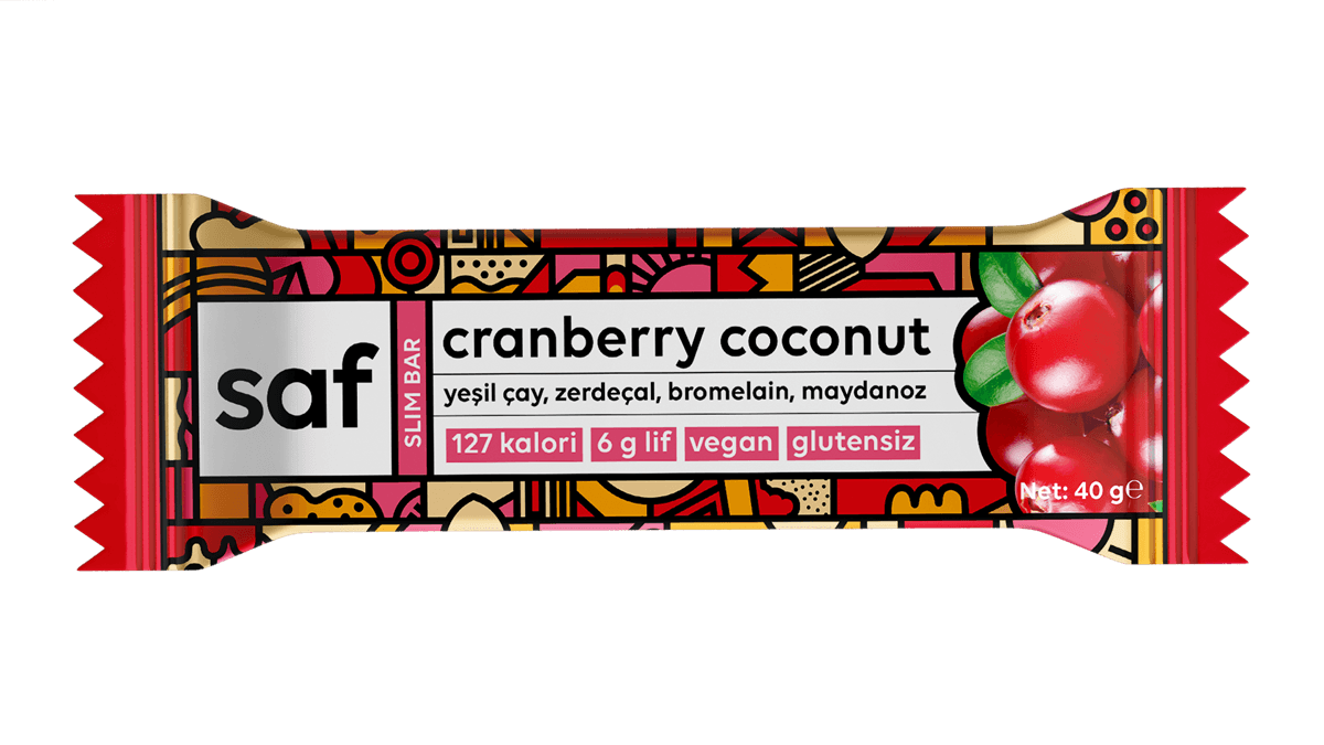 Cranberry Coconut Slim Bar 40gr