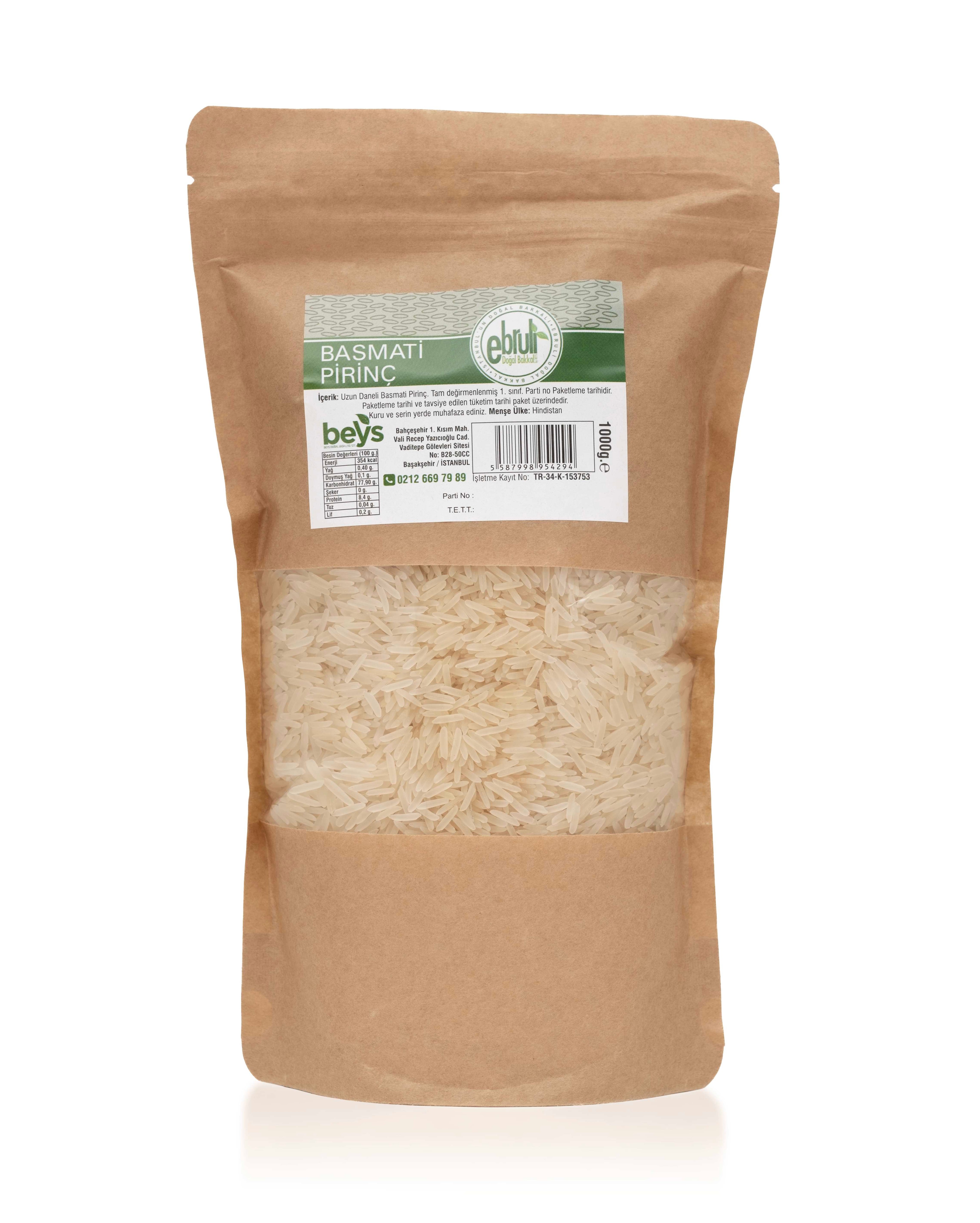 Basmati Pirinç 1 kg (Uzun Daneli)