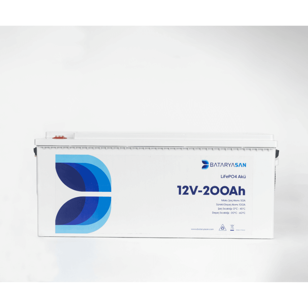 Bataryasan 12V 200Ah (LiFePO4) Lityum Akü