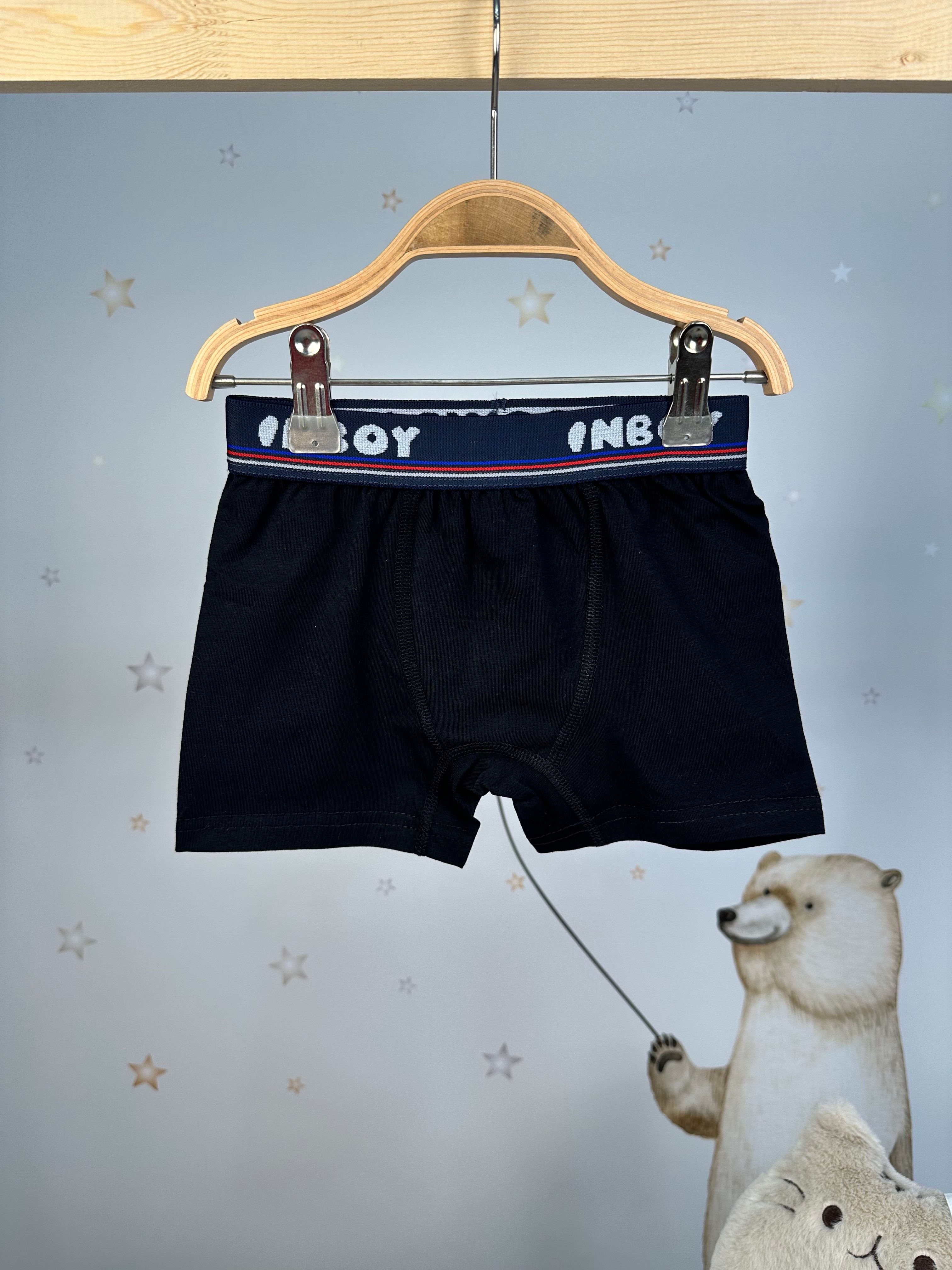 MinyKids Siyah Renk Boxer