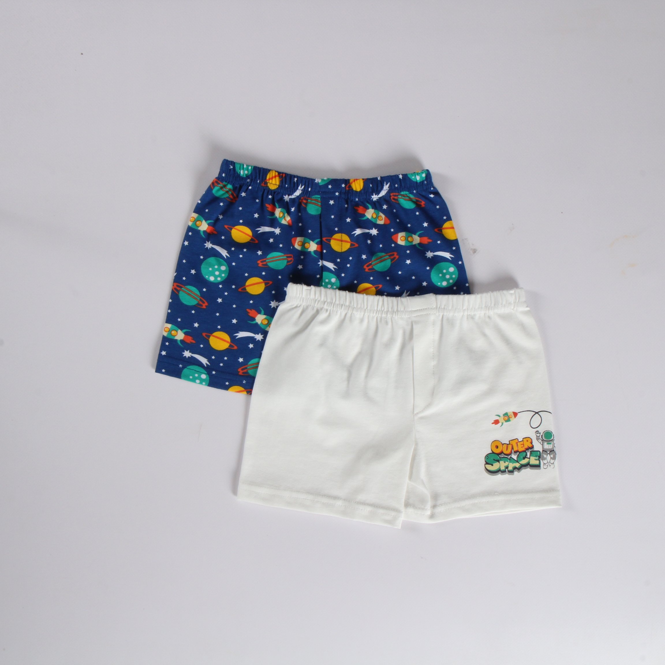 MinyKids Uzay Desenli 2'li Boxer Set