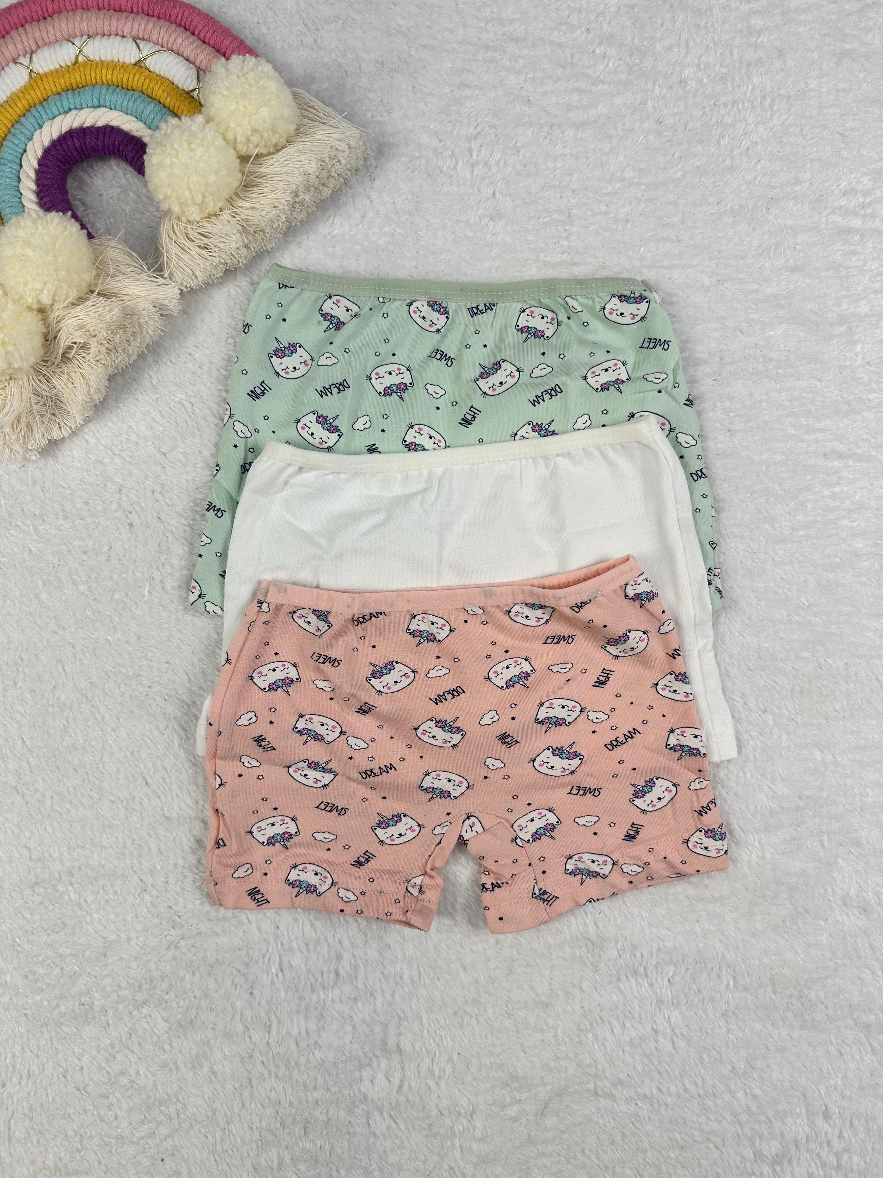 MinyKids Sevimli Kedicik Desenli 3'lü Boxer Set