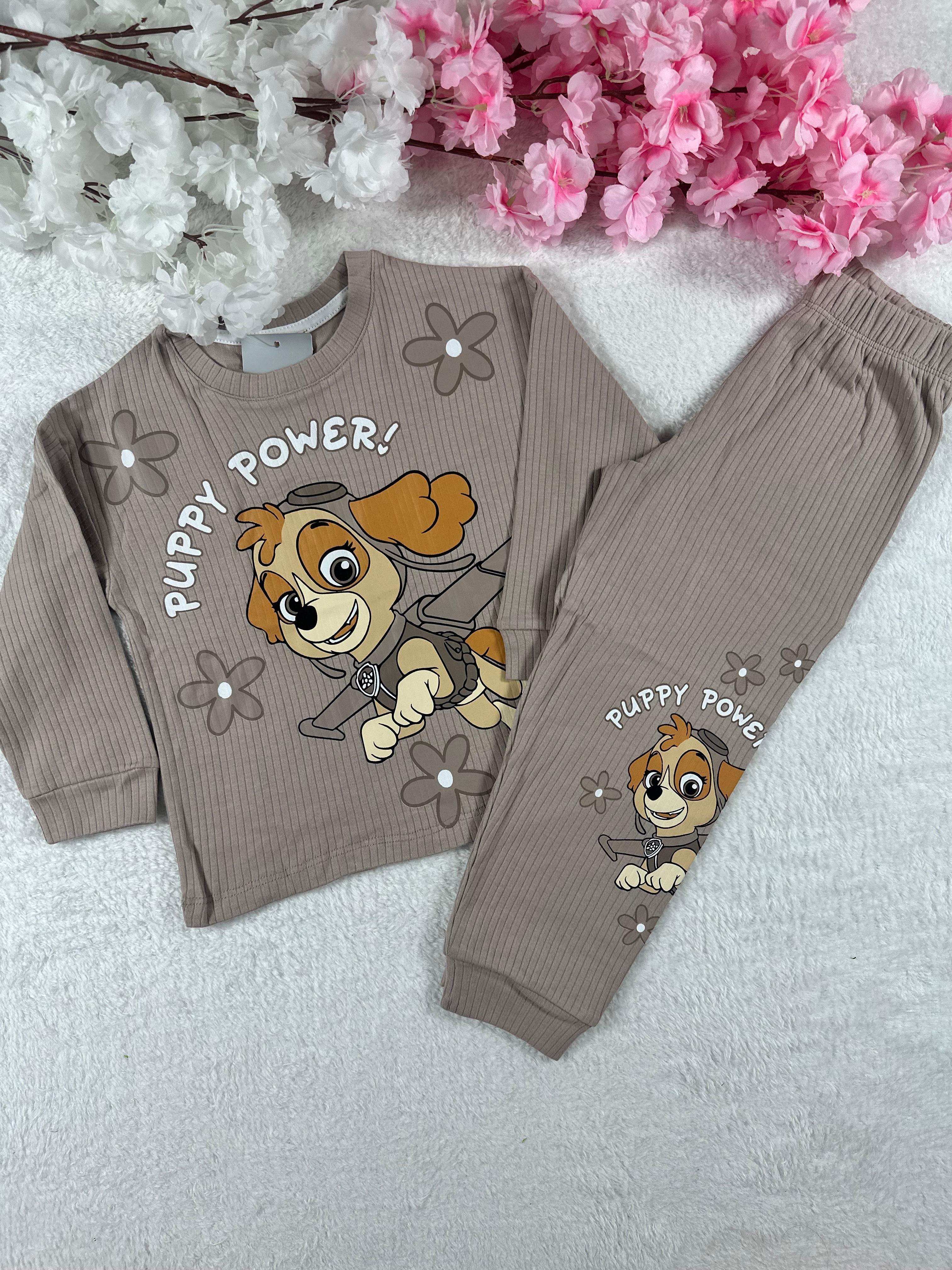 MinyKids Paw Patrol Vizon Kız Çocuk Pijama Takım