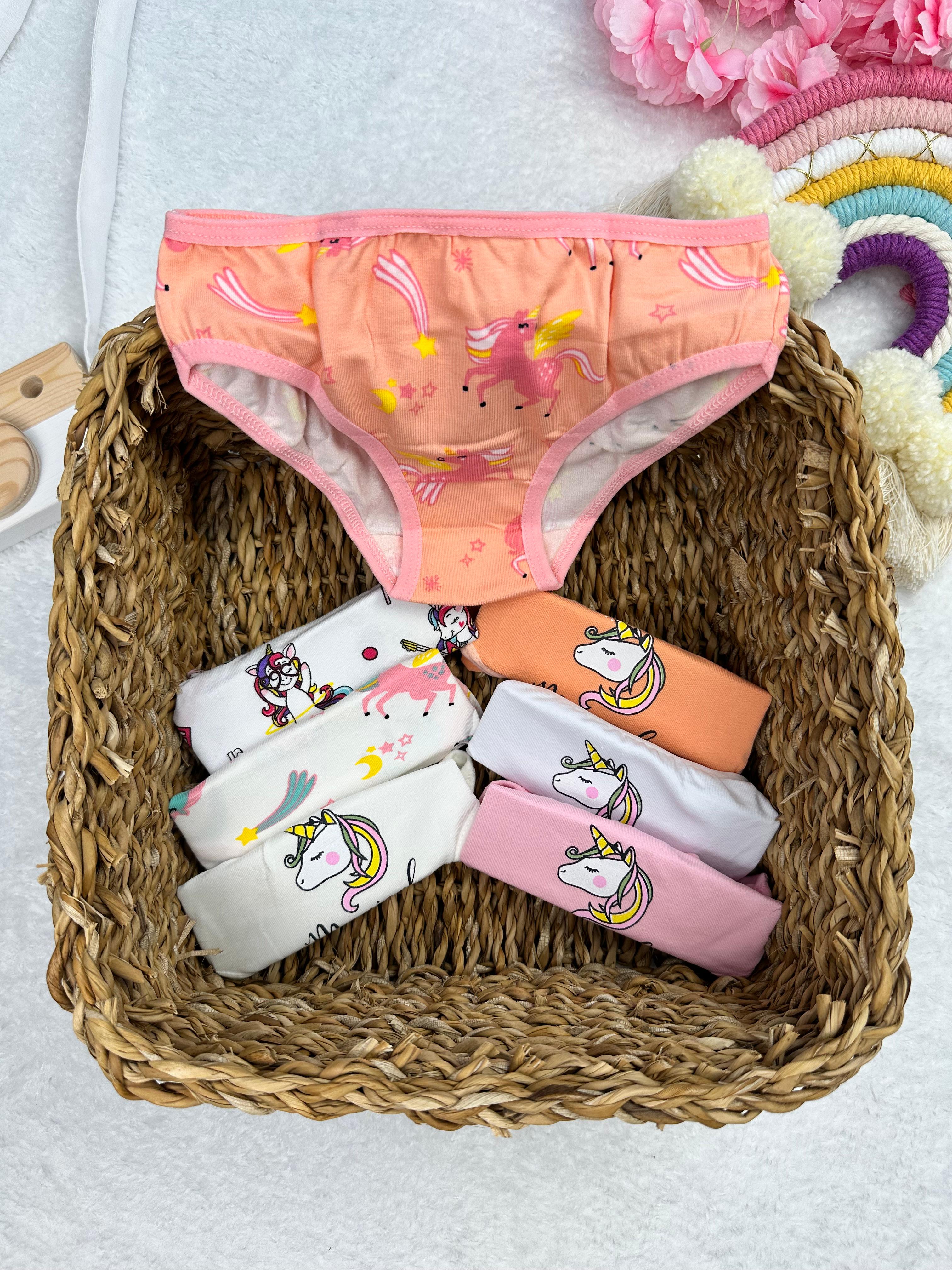 MinyKids Unicorn Desenli 7'li Külot Set