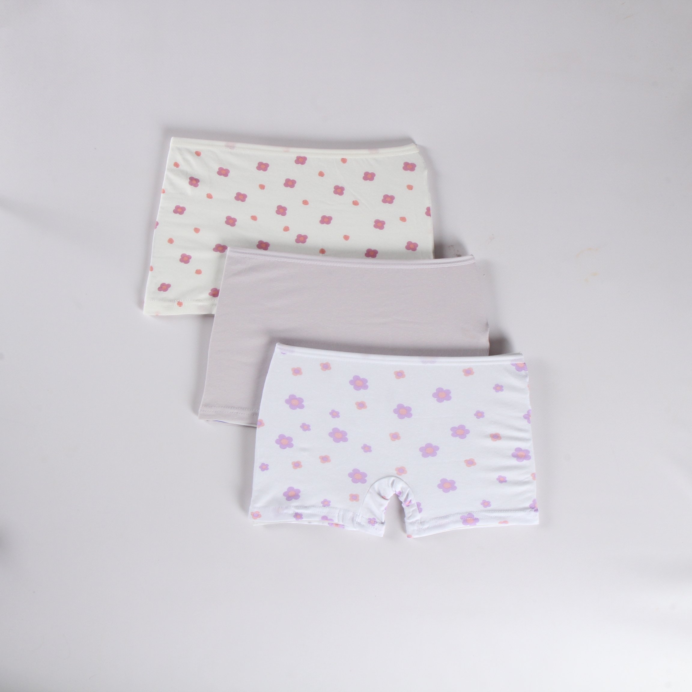 MinyKids Çiçek Desenli 3'lü Boxer Set